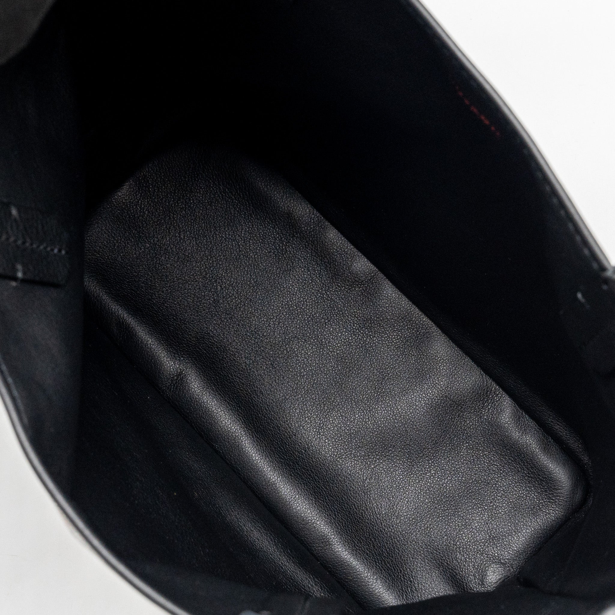 GOYARD ANJOU MINI TOTE BAG GOYARDINE CANVAS/CALFSKIN BLACK SHW