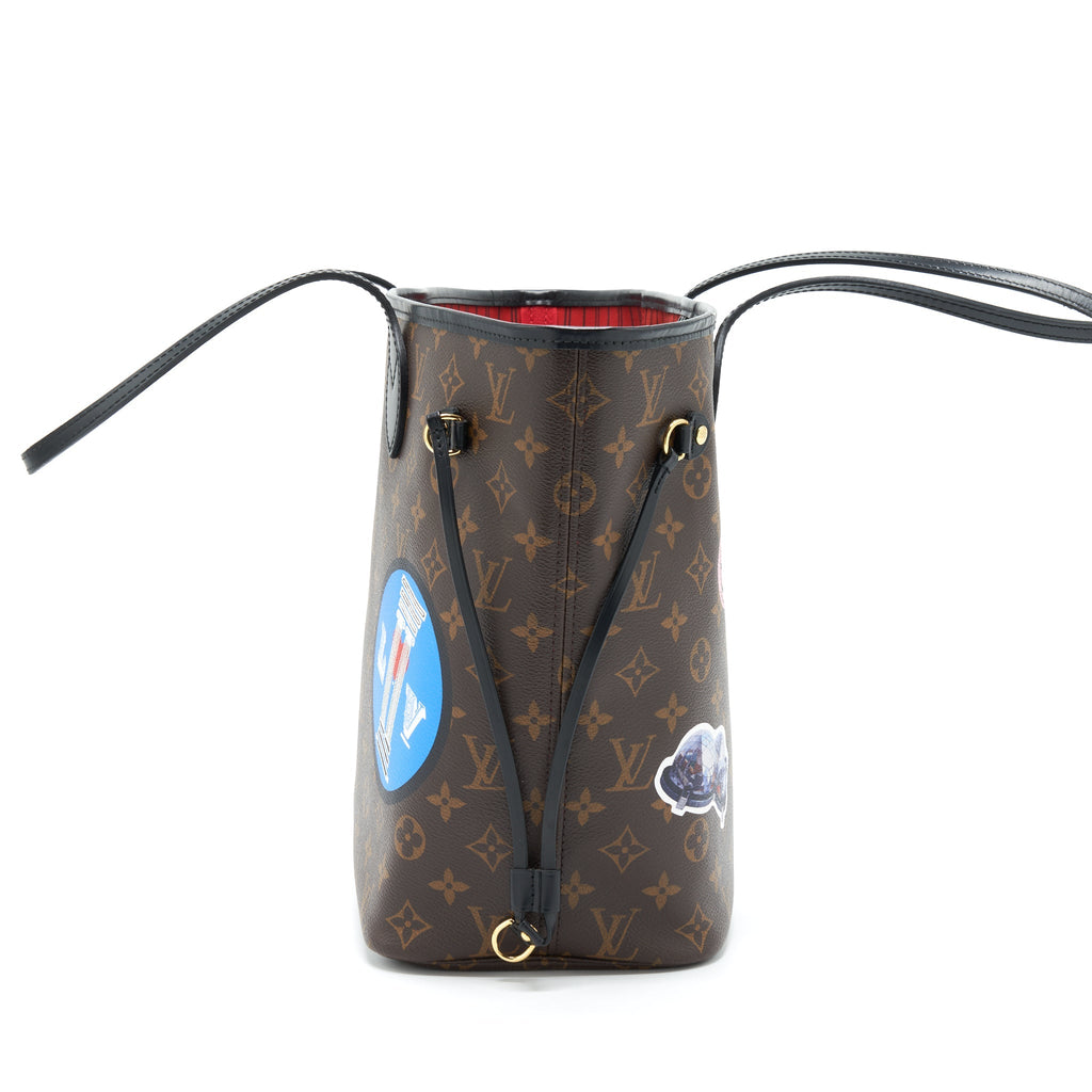 LOUIS VUITTON NEVERFULL MM WORLD TOUR MONOGRAM CANVAS LIMITED EDITION