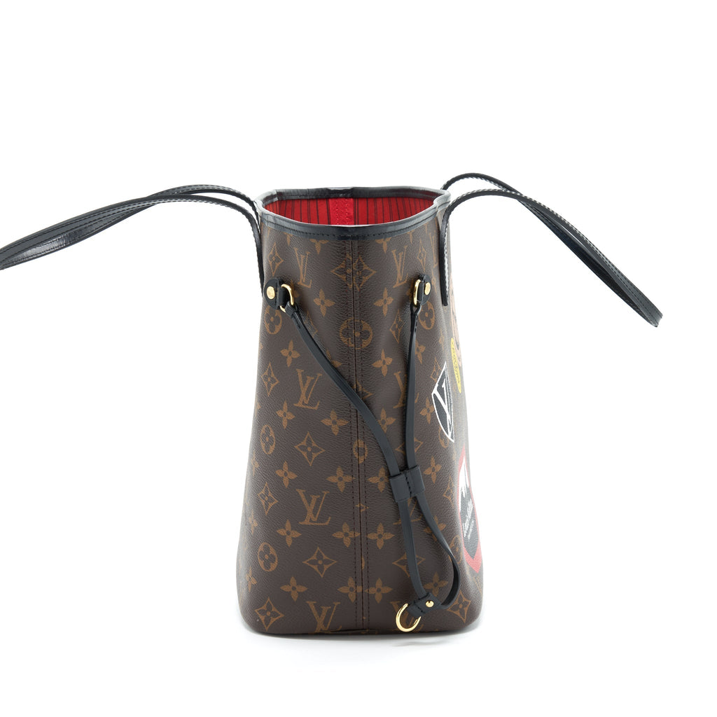 LOUIS VUITTON NEVERFULL MM WORLD TOUR MONOGRAM CANVAS LIMITED EDITION