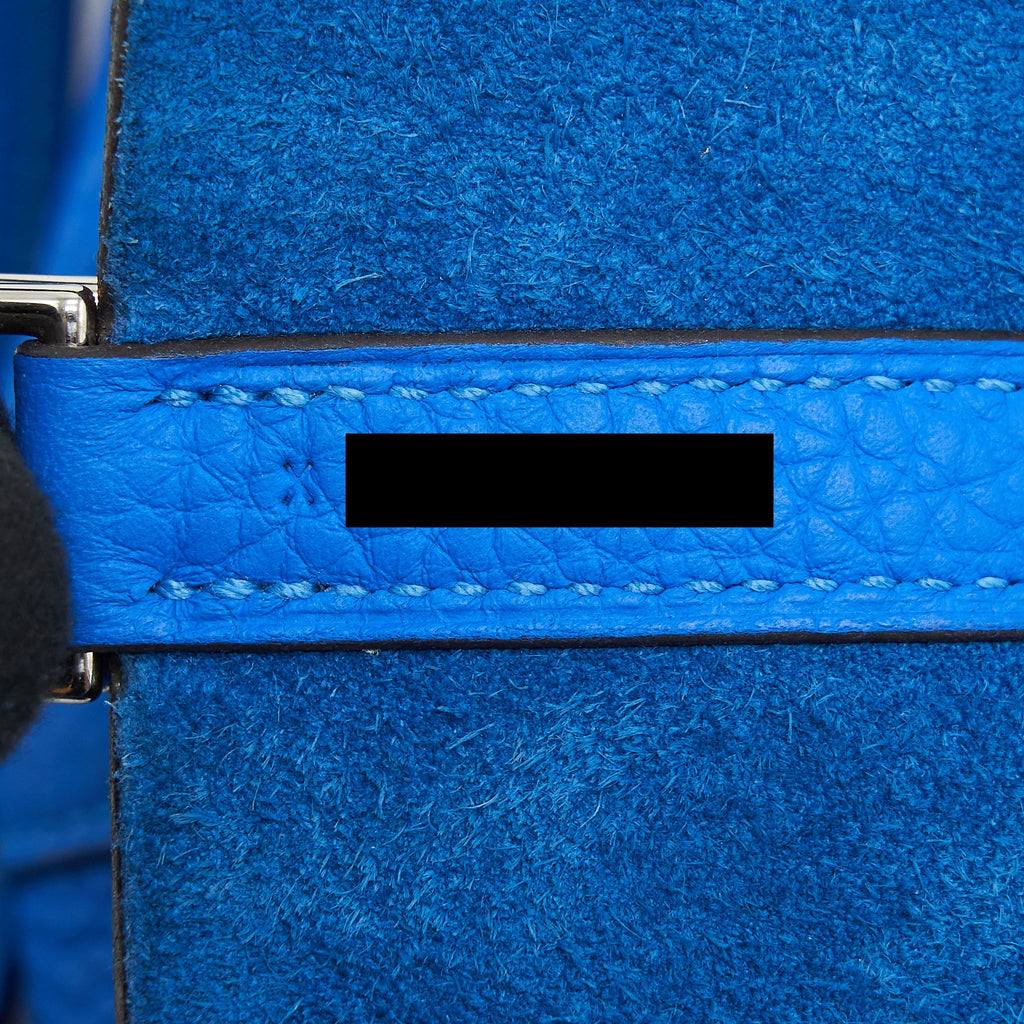 HERMES PICOTIN 22 LOCK BAG BRIGHT BLUE SHW