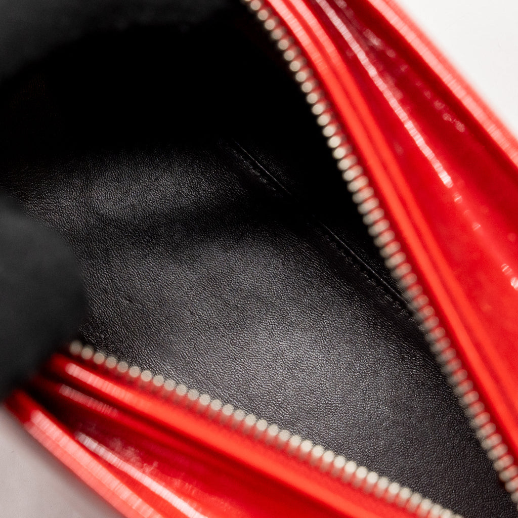 DIOR MEDIUM LADY DIOR PATENT RED SHW