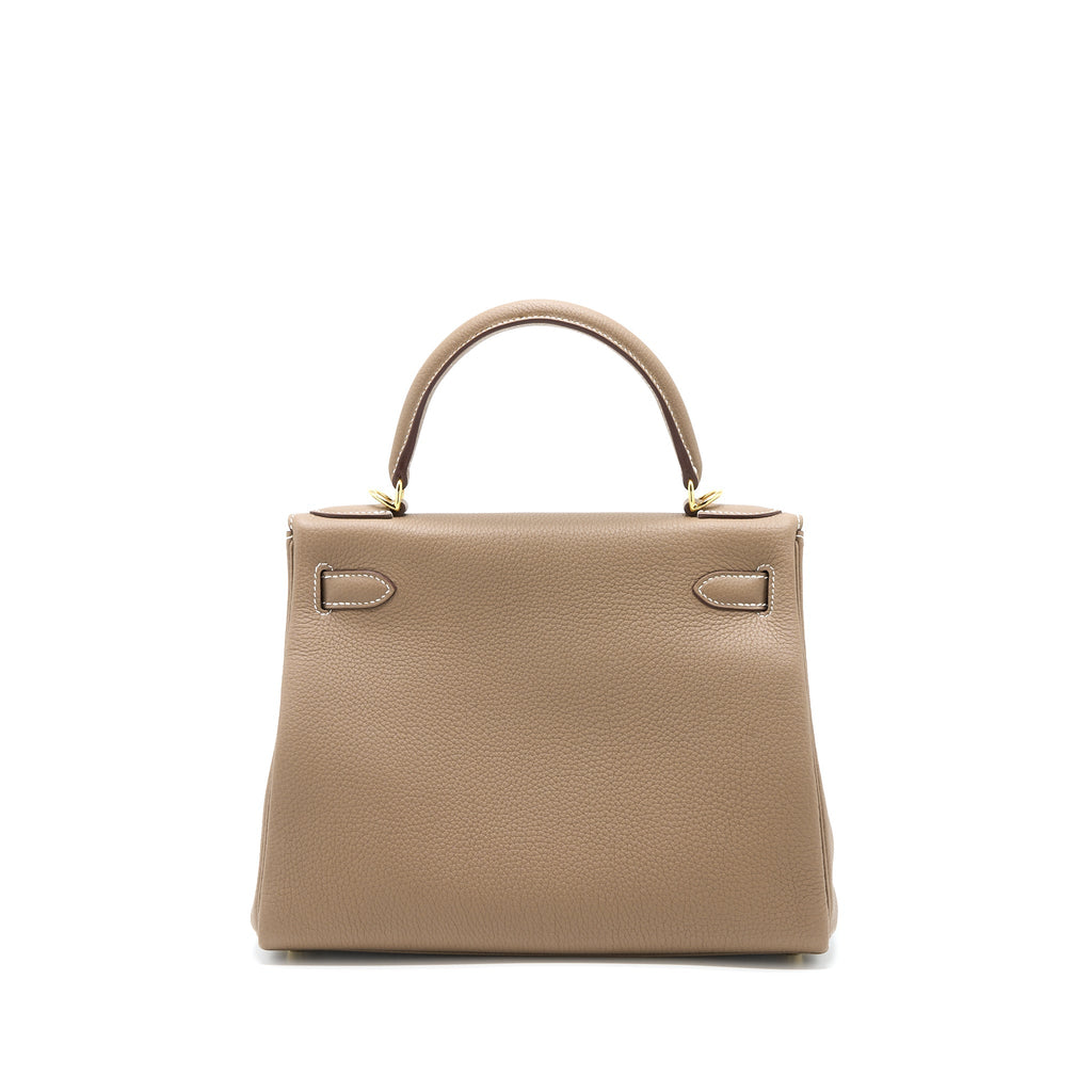 HERMES KELLY 28 TOGO ETOUPE GHW