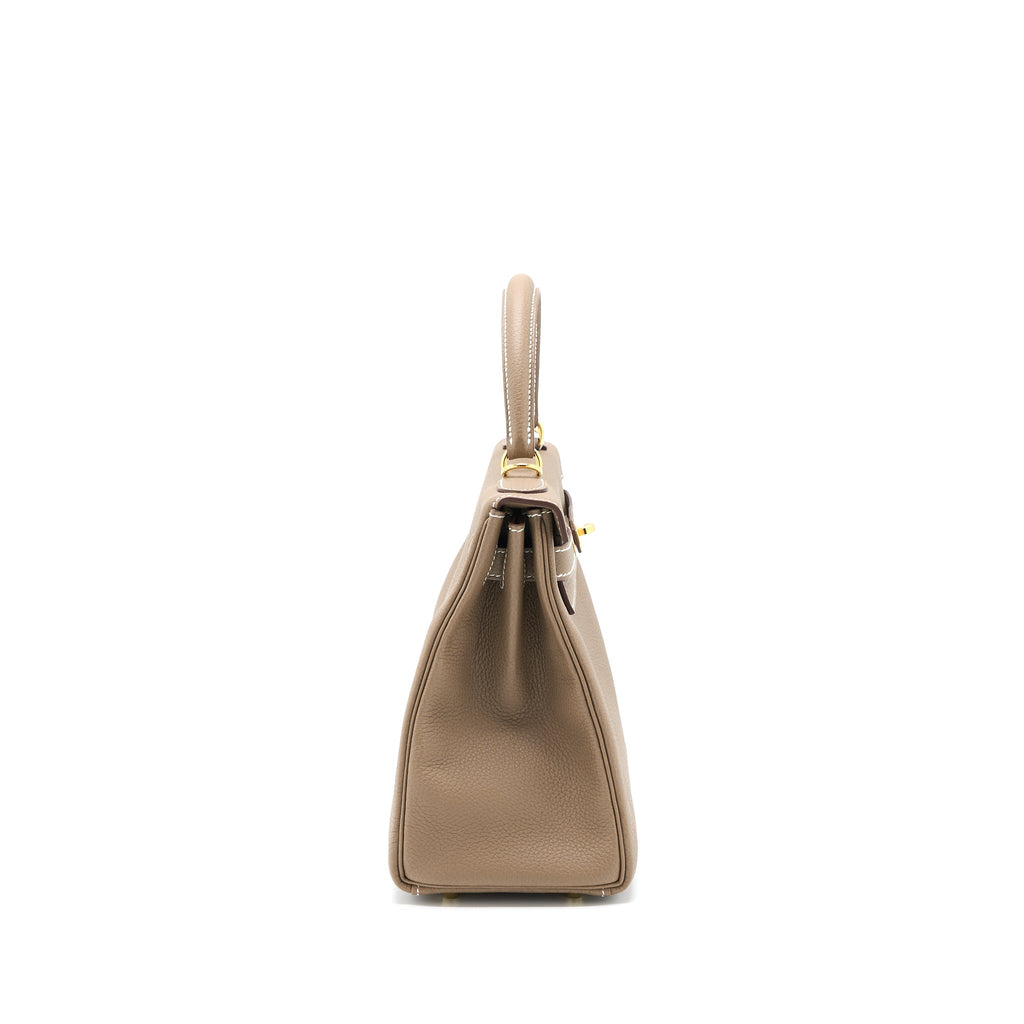 HERMES KELLY 28 TOGO ETOUPE GHW