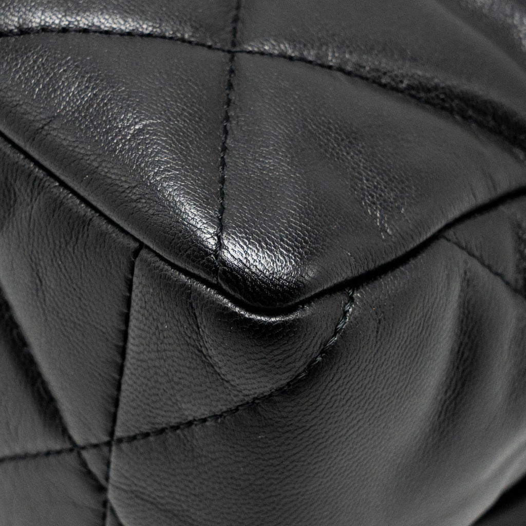 CHANEL LARGE 19 BAG GOATSKIN BLACK MULTICOLOUR HARDWARE
