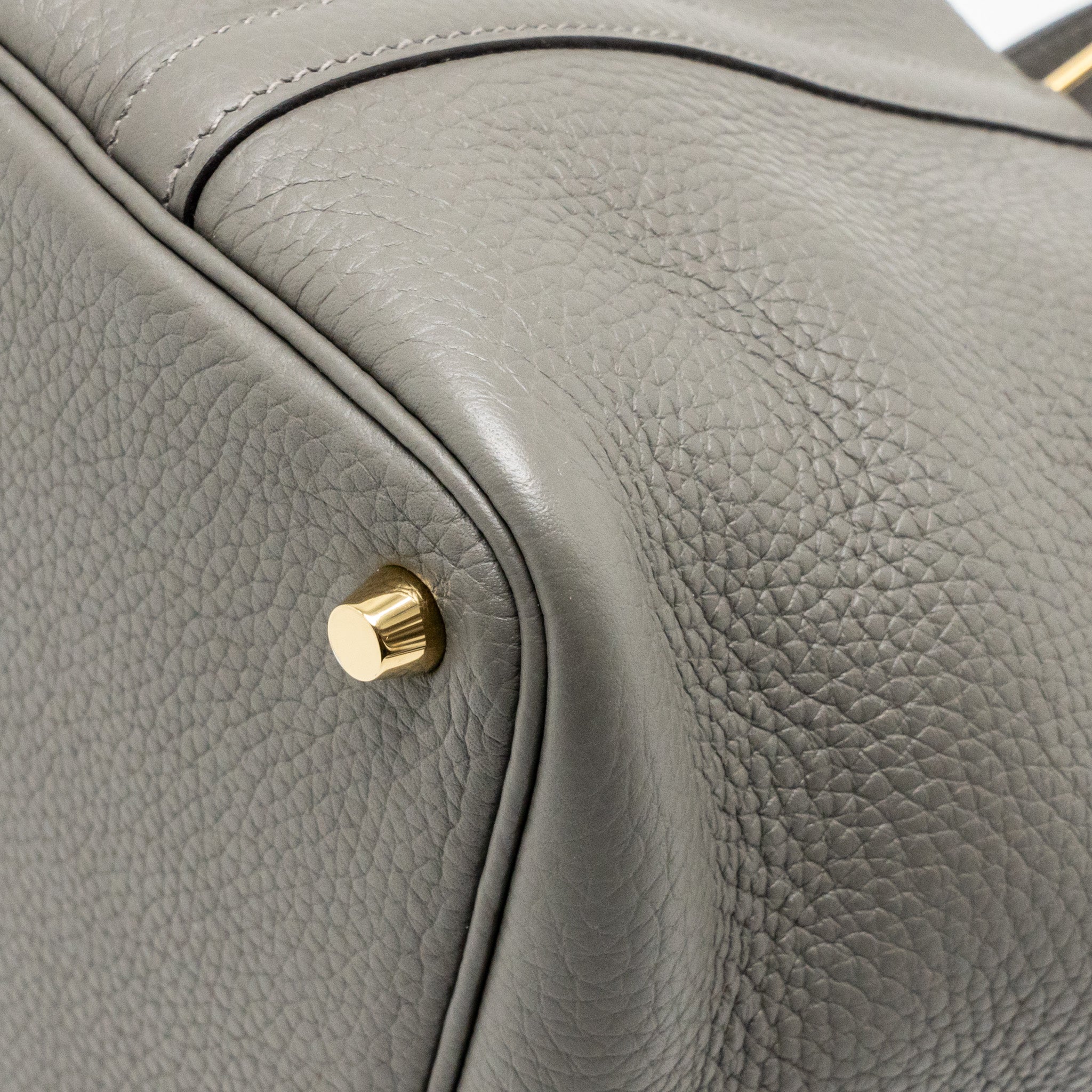 HERMES PICOTIN 18 LOCK BAG CLEMENCE GRIS MEYER GHW