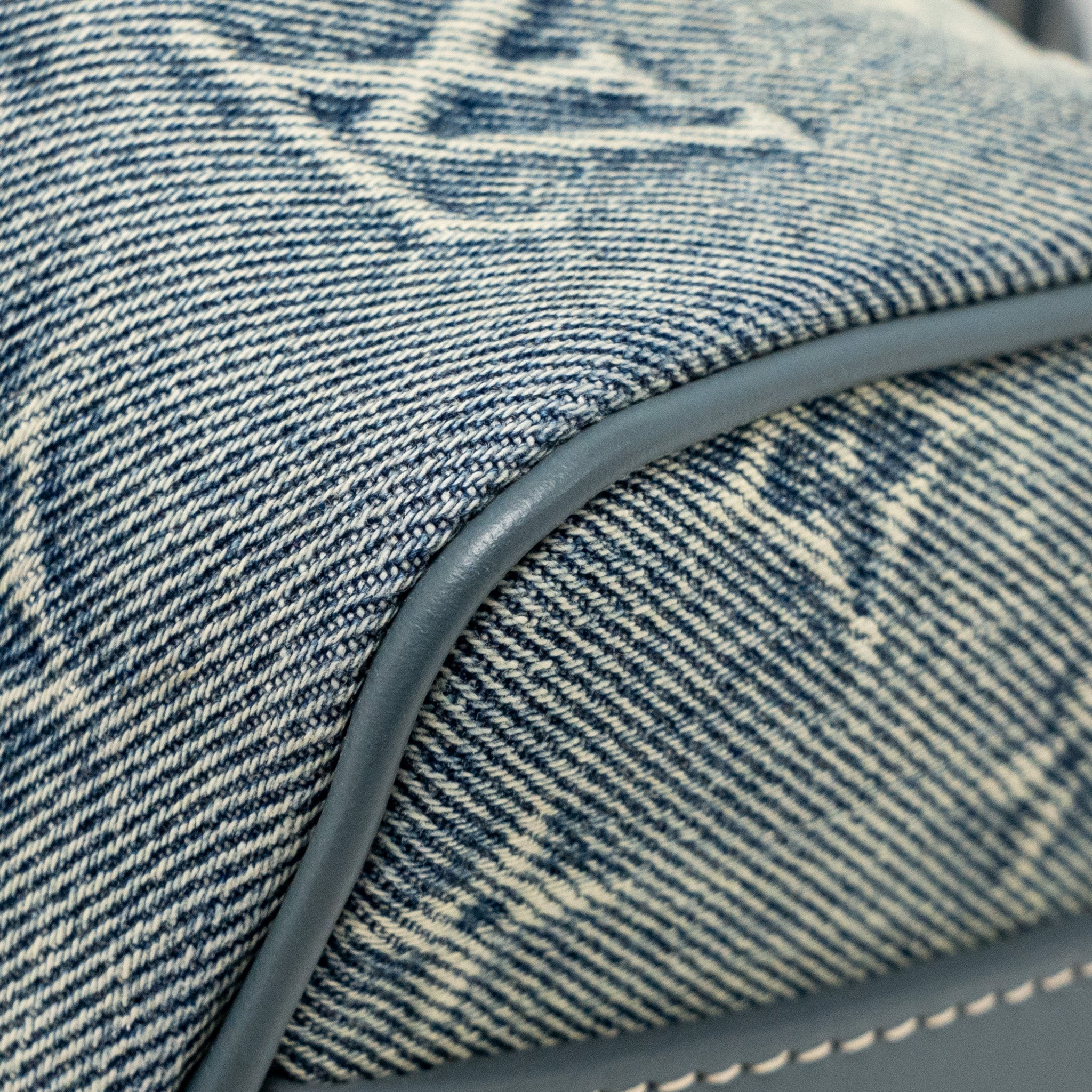 LOUIS VUITTON KEEPALL BANDOULIERE 25 WASHED DENIM CANVAS BLUE SHW