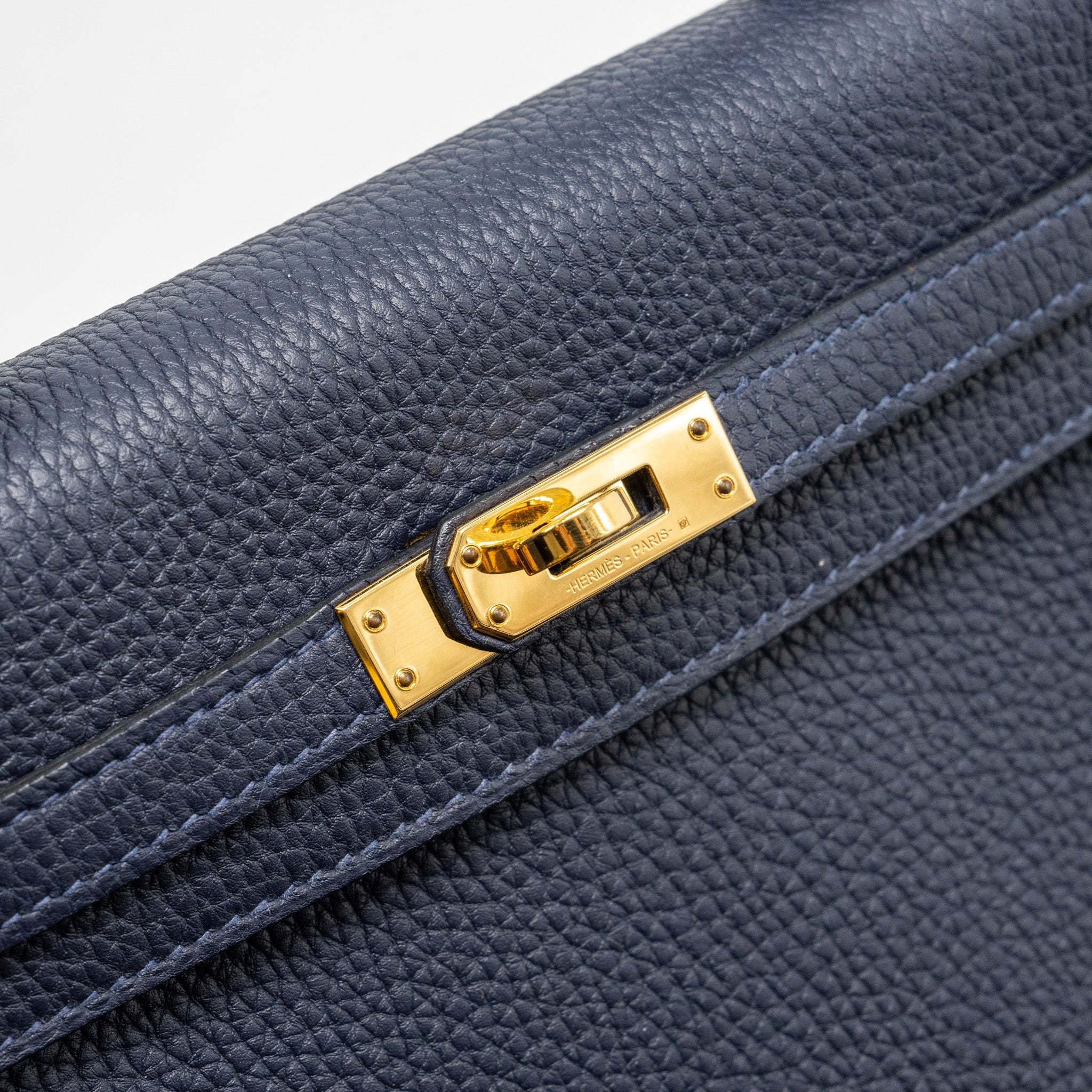 HERMES KELLY25 TOGO BLUE NUIT GHW