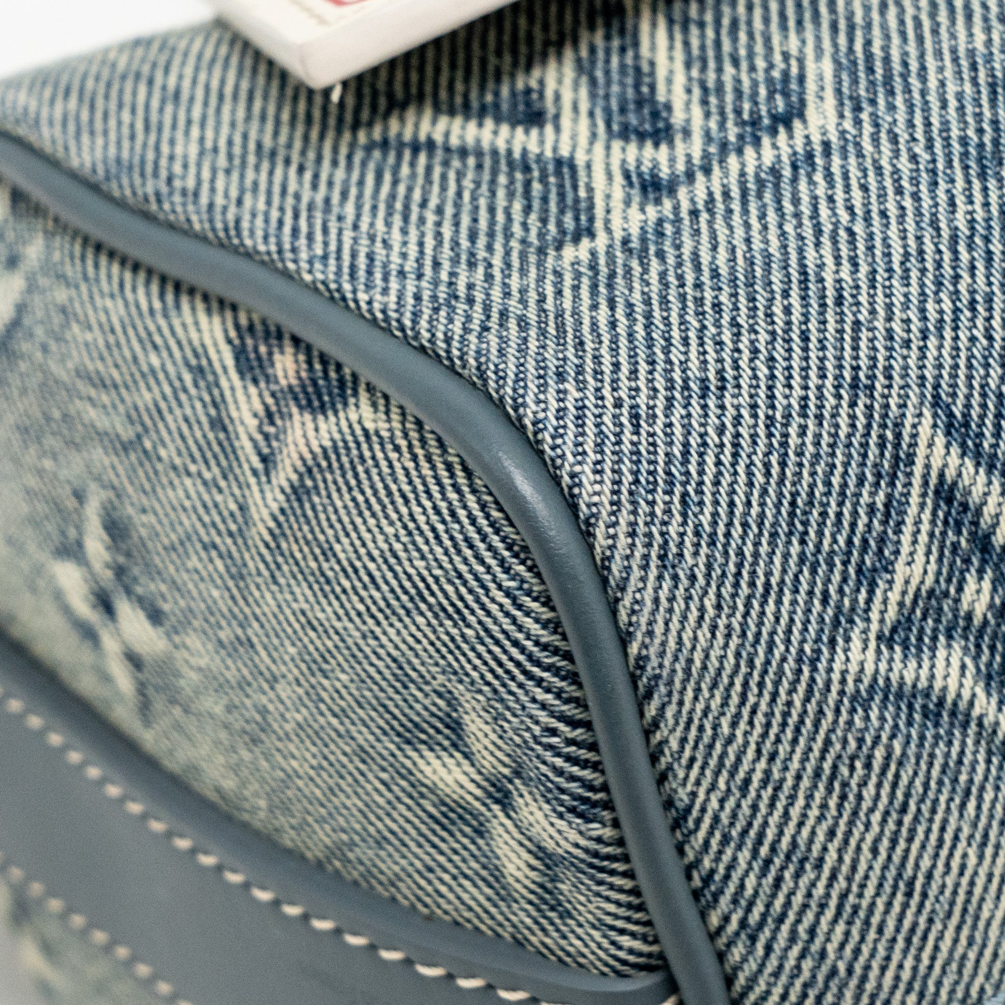 LOUIS VUITTON KEEPALL BANDOULIERE 25 WASHED DENIM CANVAS BLUE SHW
