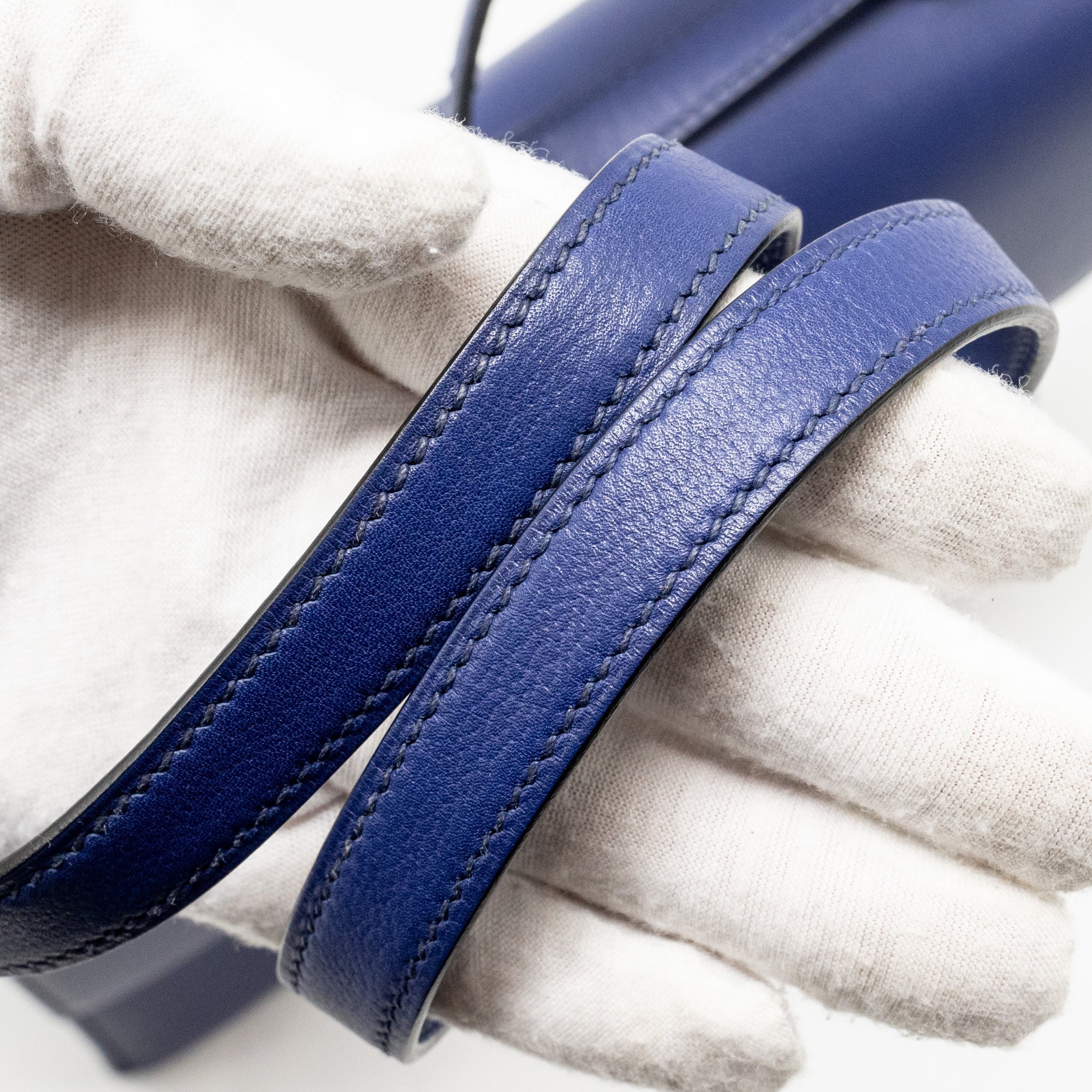 HERMES VERROU 23 ALLEGRETTO LEATHER BLEU ENCRE / MULTICOLOUR SHW