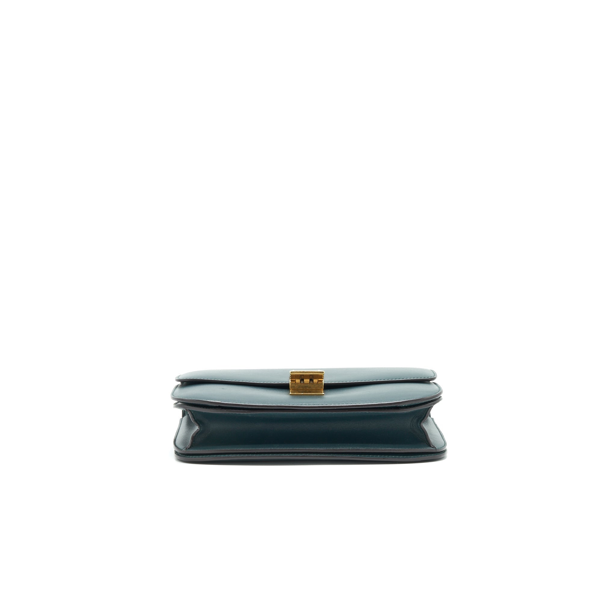 CELINE BOX AMAZON GREEN CALFSKIN LEATHER