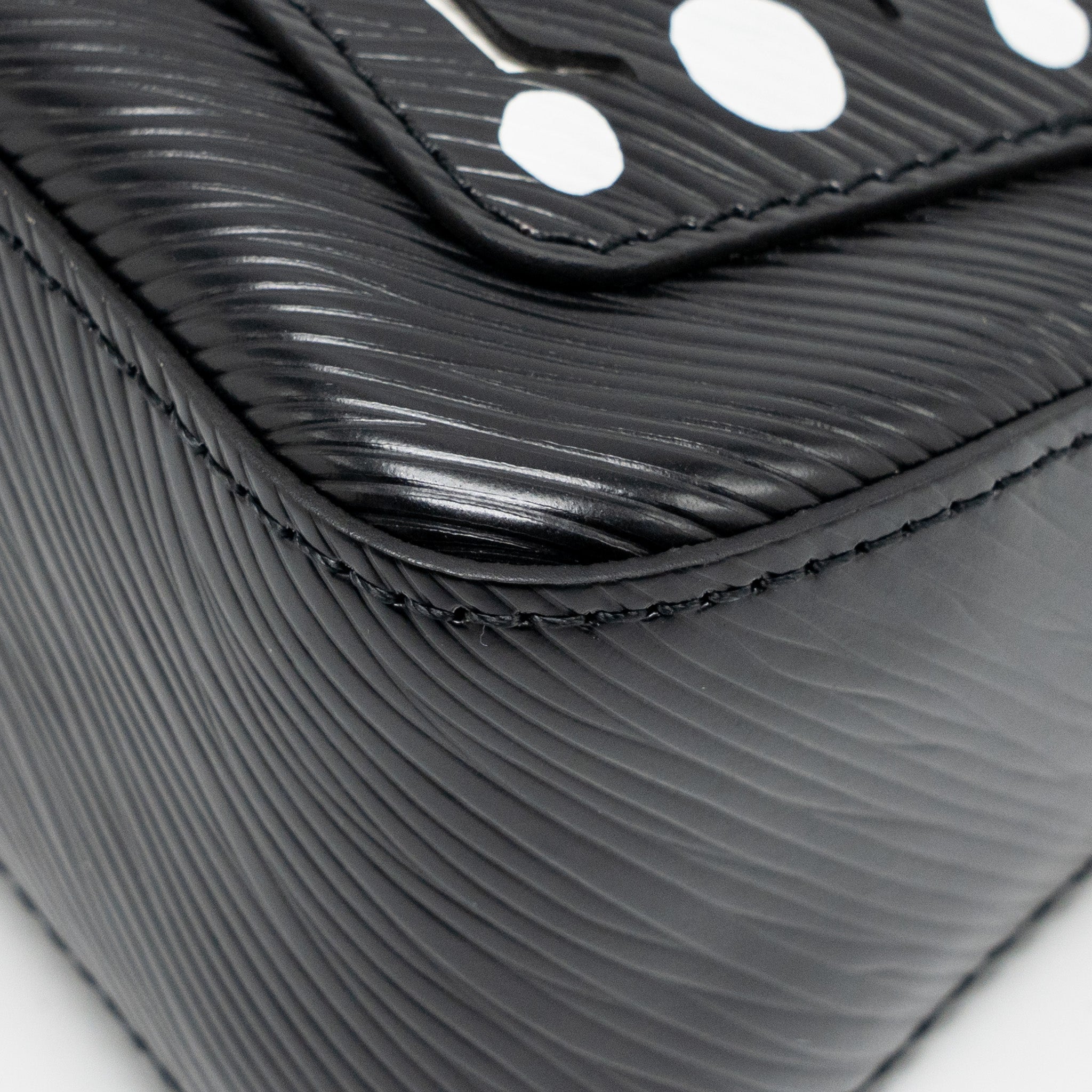 LOUIS VUITTON YAYOI KUSAMA MARELLINI EPI LEATHER BLACK SHW