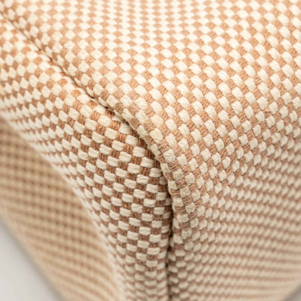 HERMES HERBAG 31 ZIP BAG CANVAS / HUNTER ECRU BEIGE / NATURAL SABLE SHW
