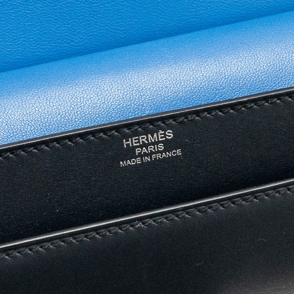HERMES VERROU 23 ALLEGRETTO LEATHER BLEU ENCRE / MULTICOLOUR SHW