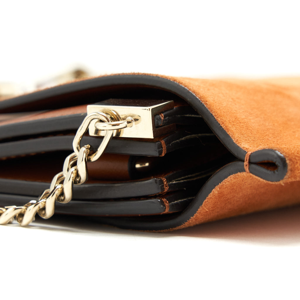 CHLOE FAYE SHOULDER BAG BROWN SHW
