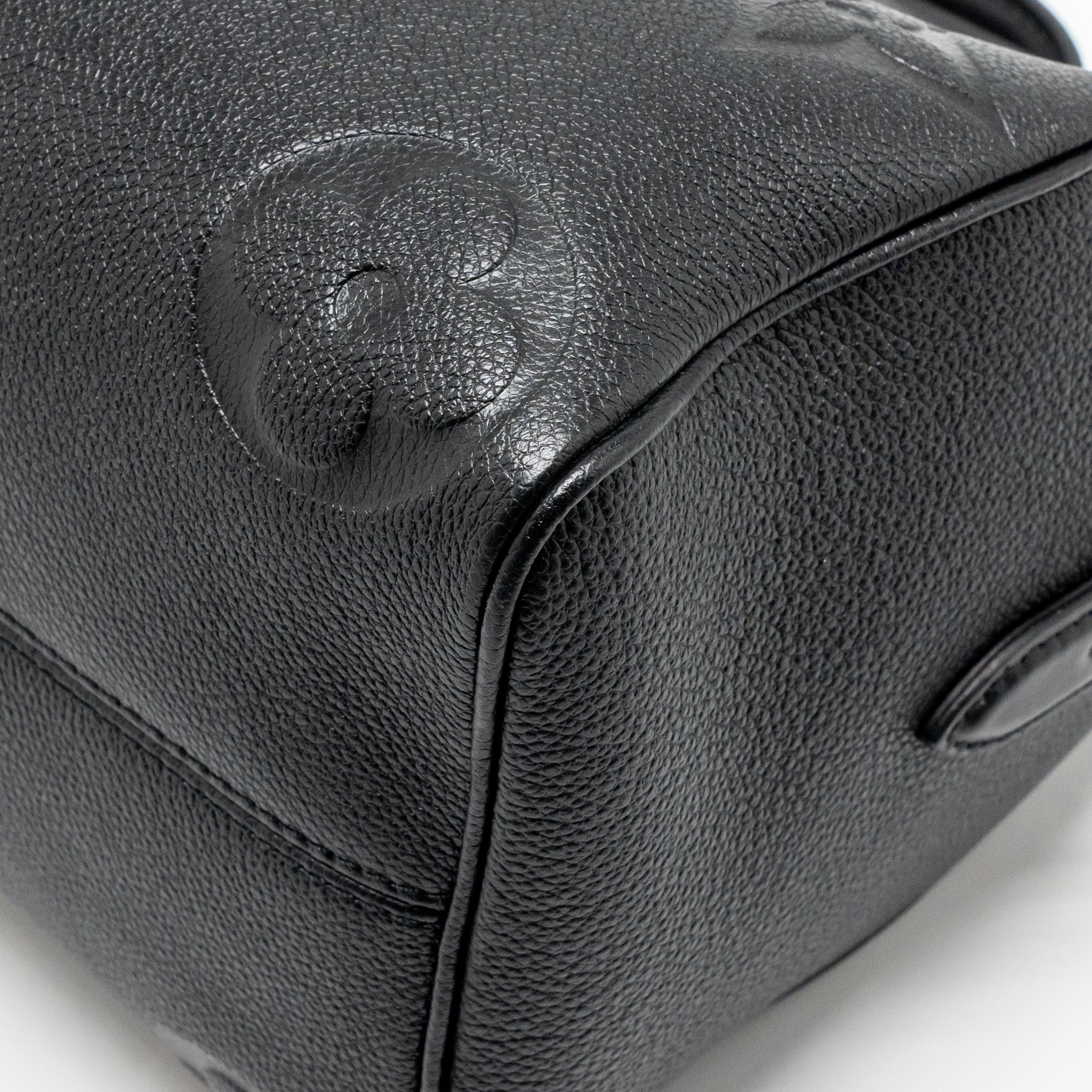 LOUIS VUITTON SPEEDY BANDOULIERE 25 MONOGRAM EMPREINTE LEATHER BLACK GHW