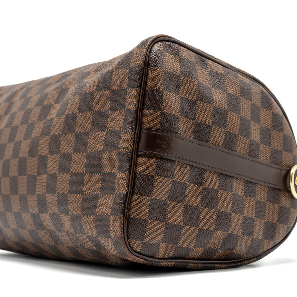 LOUIS VUITTON SPEEDY BANDOULIERE 30 DAMIER EBENE GHW