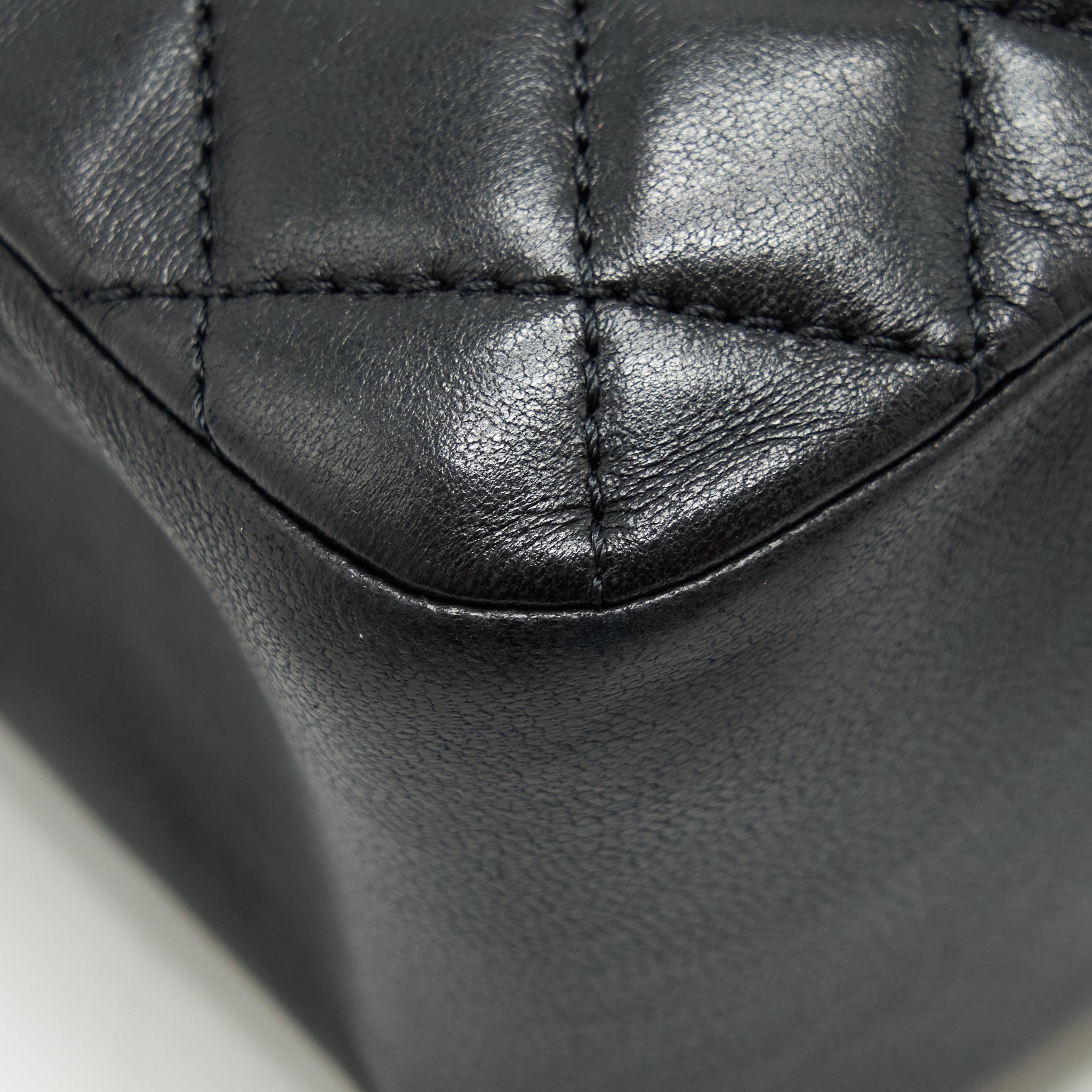 CHANEL WESTMINSTER PEARL SHOULDER BAG LAMBSKIN BLACK SHW