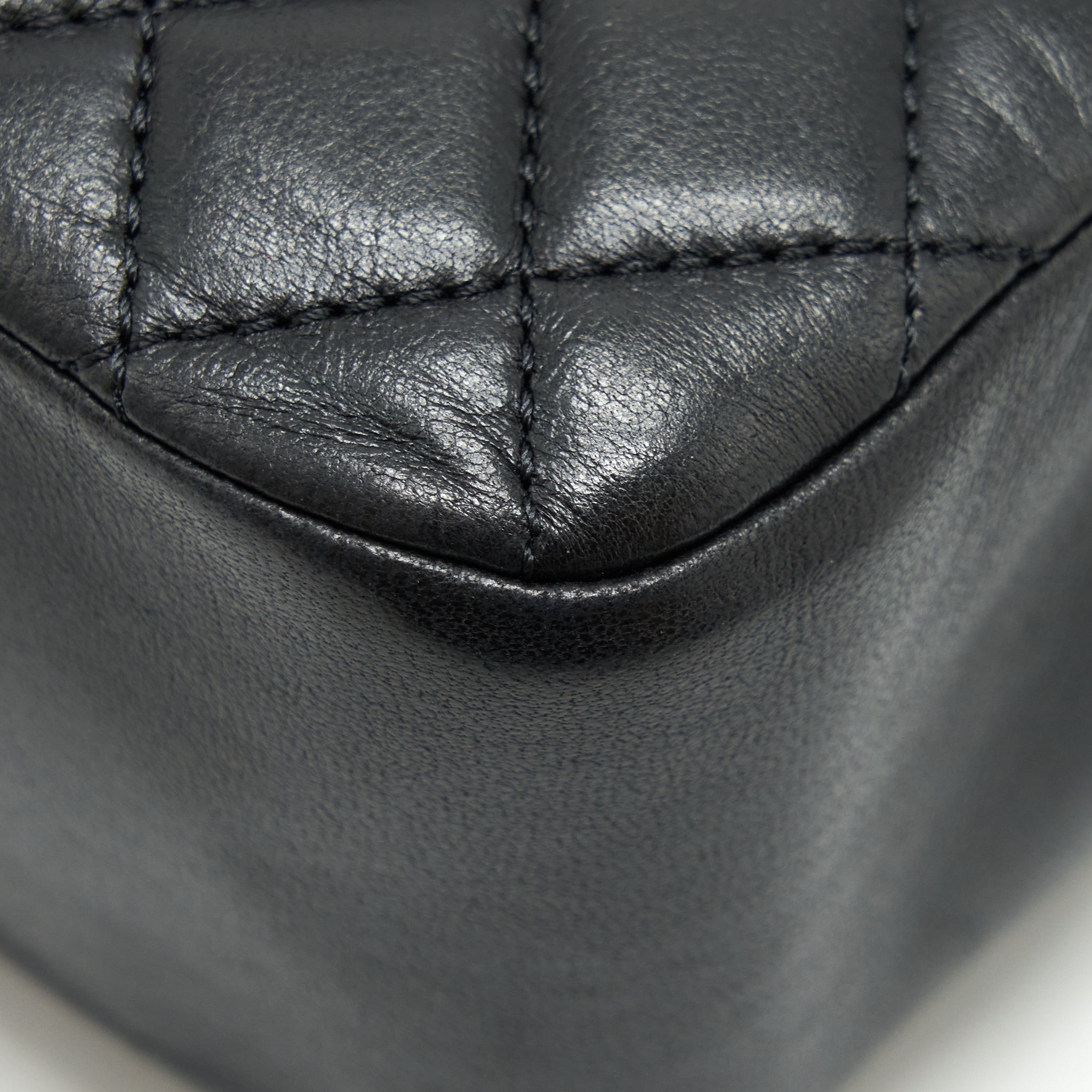 CHANEL WESTMINSTER PEARL SHOULDER BAG LAMBSKIN BLACK SHW