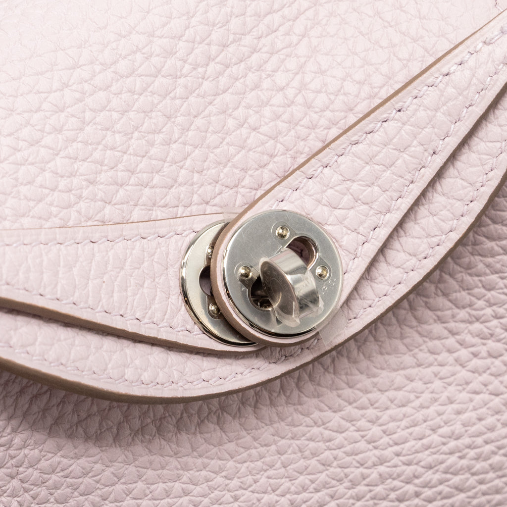 HERMES MINI LINDY CLEMENCE MAUVE PALE SHW