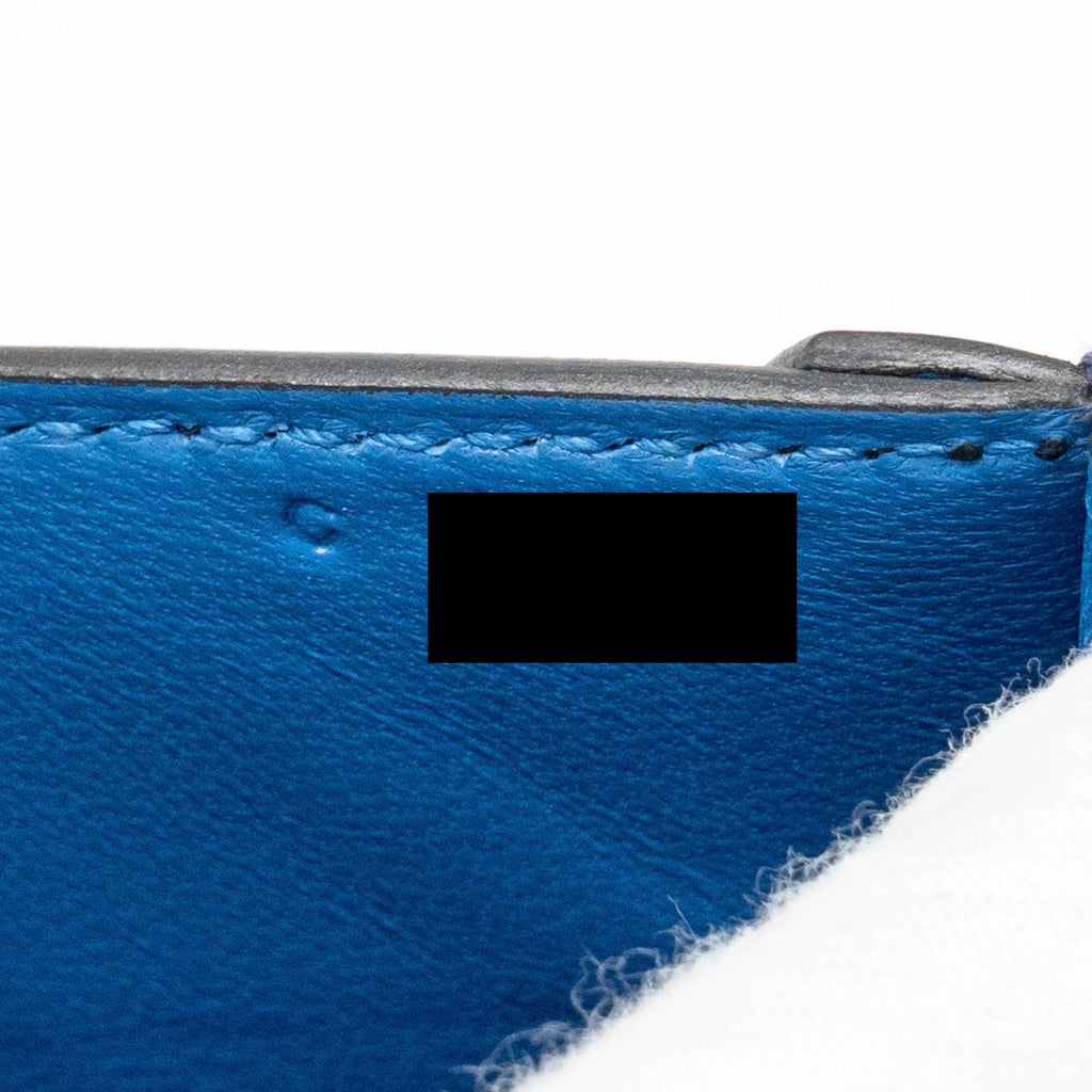 HERMES VERROU 23 ALLEGRETTO LEATHER BLEU ENCRE / MULTICOLOUR SHW