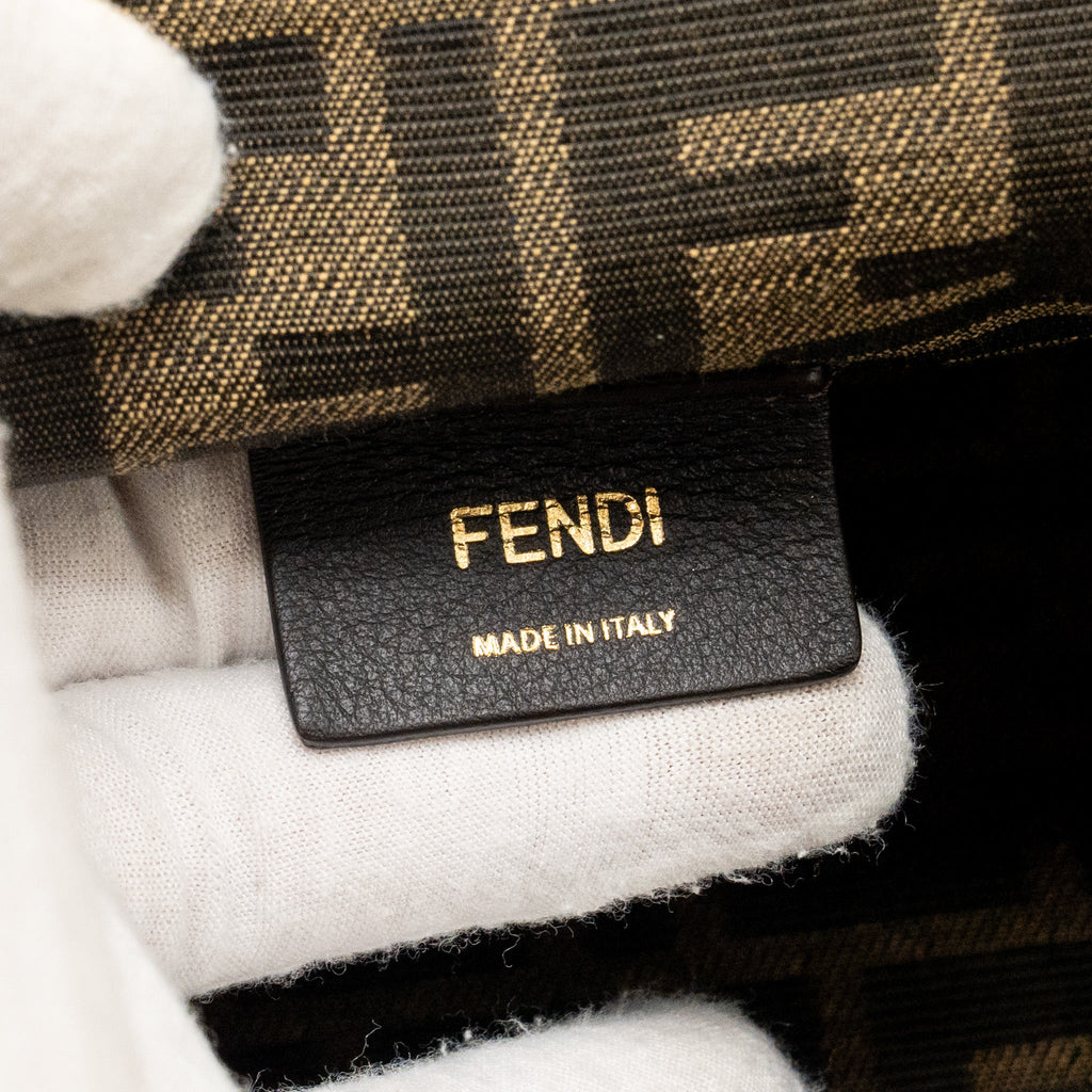 FENDI MEDIUM FENDI FIRST BAG NAPPA BLACK GHW