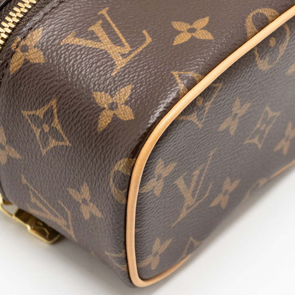 LOUIS VUITTON NICE NANO MONOGRAM CANVAS GHW