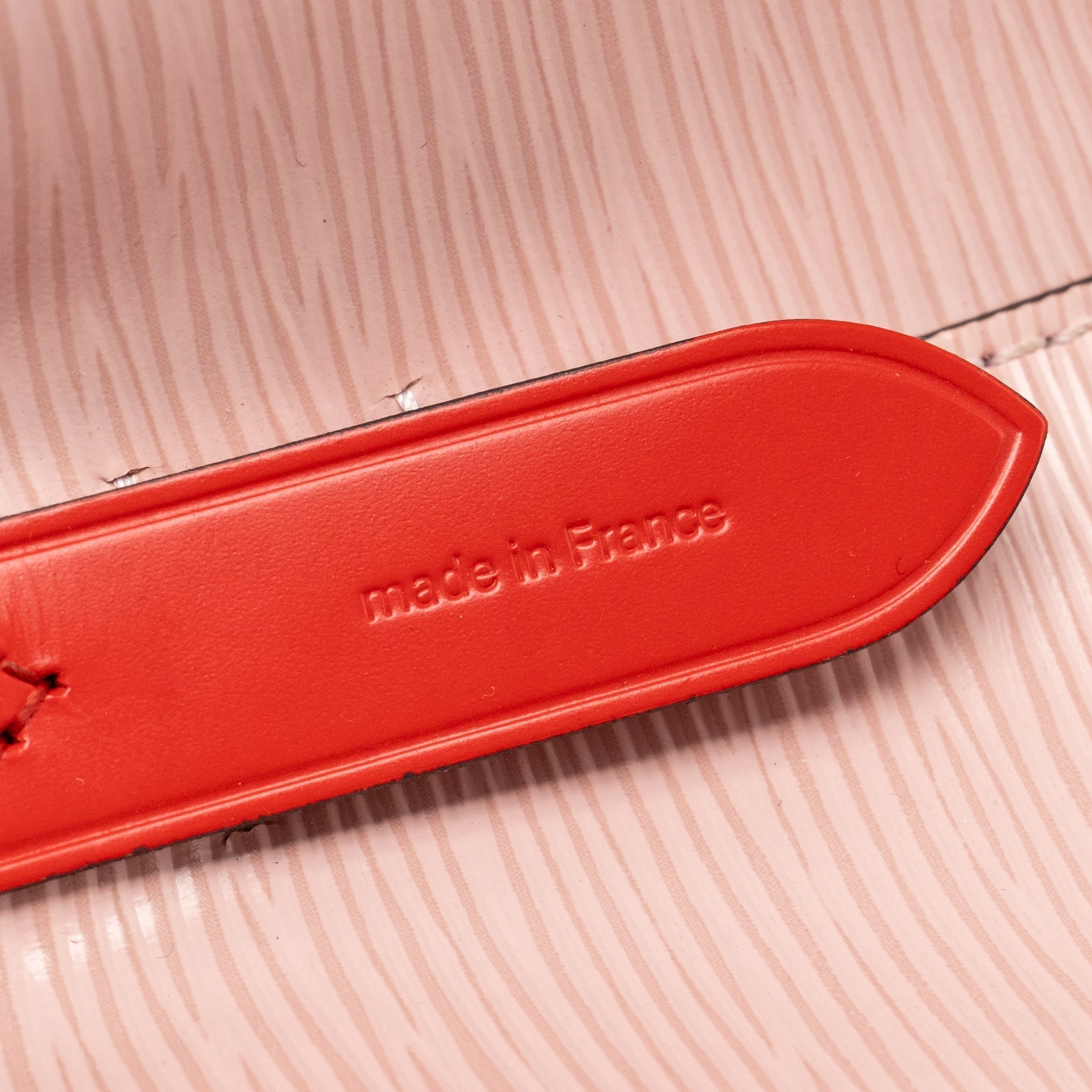 LOUIS VUITTON NEONOE BB EPI LEATHER ROSE BALLERINE PINK/RED SHW