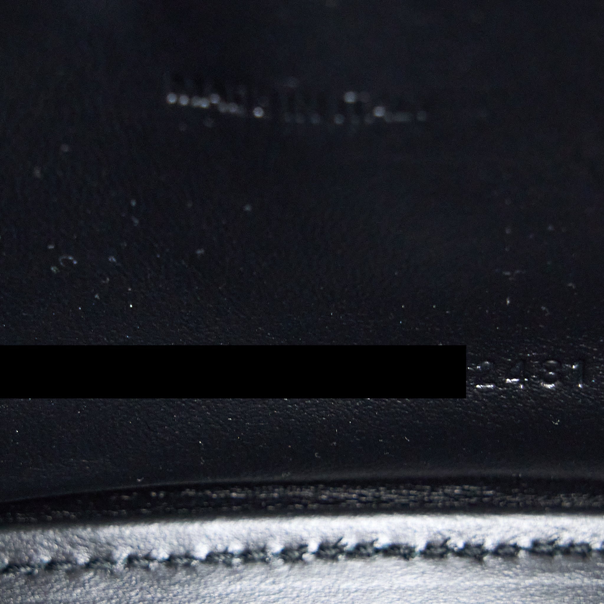 BALENCIAGA HOURGLASS XS CROC-EMBOSSED CALFSKIN SO BLACK