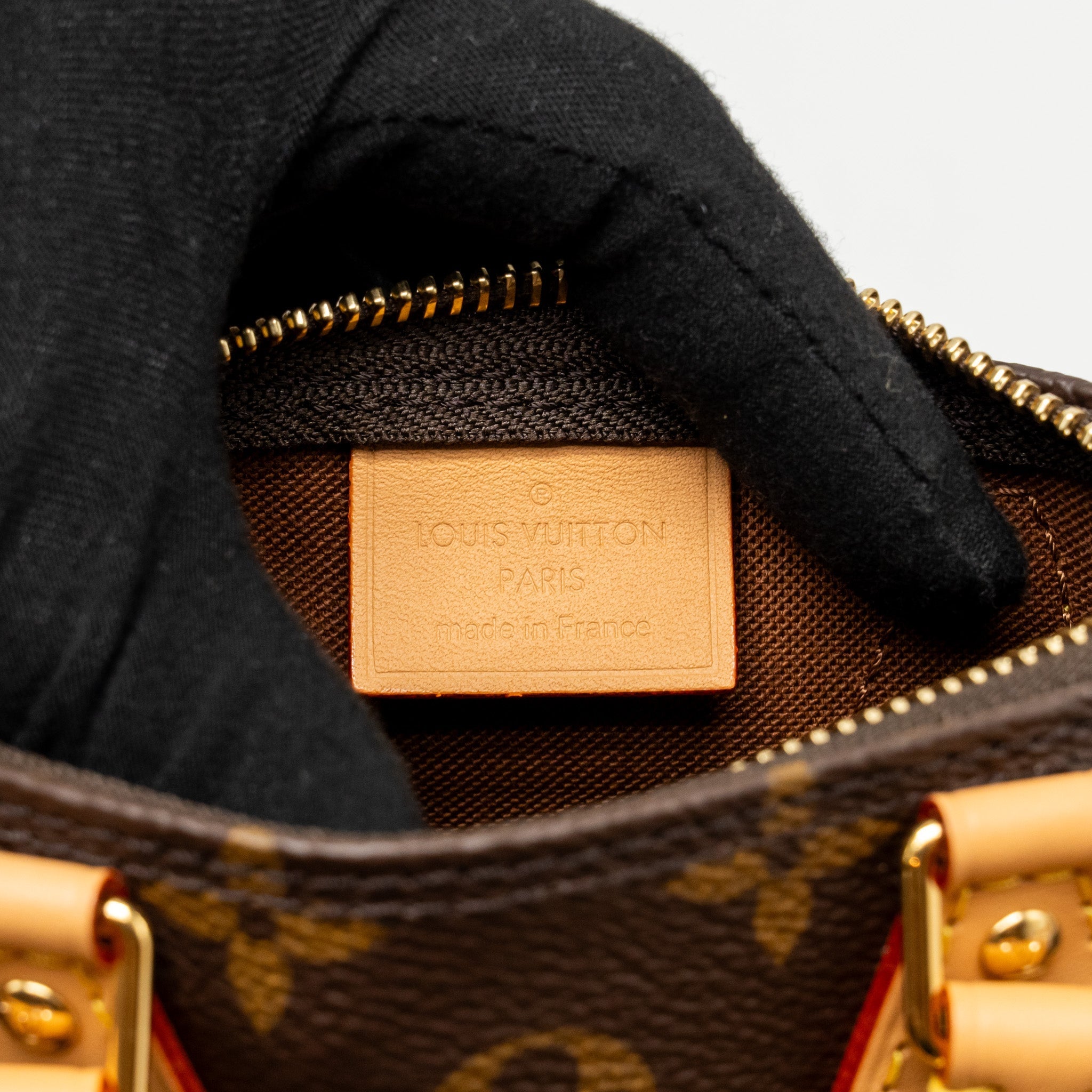 LOUIS VUITTON NANO SPEEDY MONOGRAM CANVAS GHW