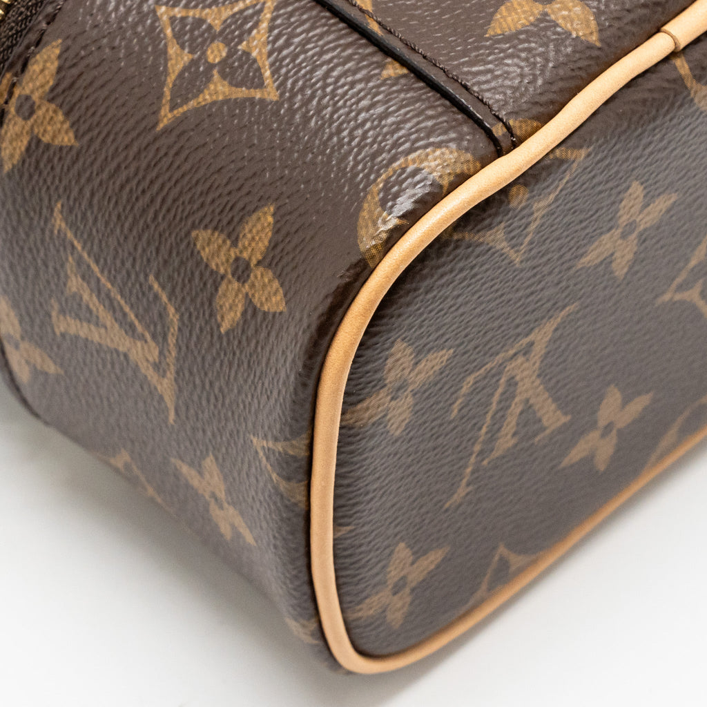 LOUIS VUITTON NICE NANO MONOGRAM CANVAS GHW