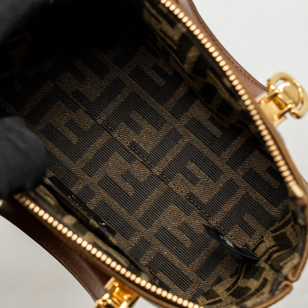 FENDI BY THE WAY MINI BAG EMBROIDERED FF CANVAS MULTICOLOUR GHW