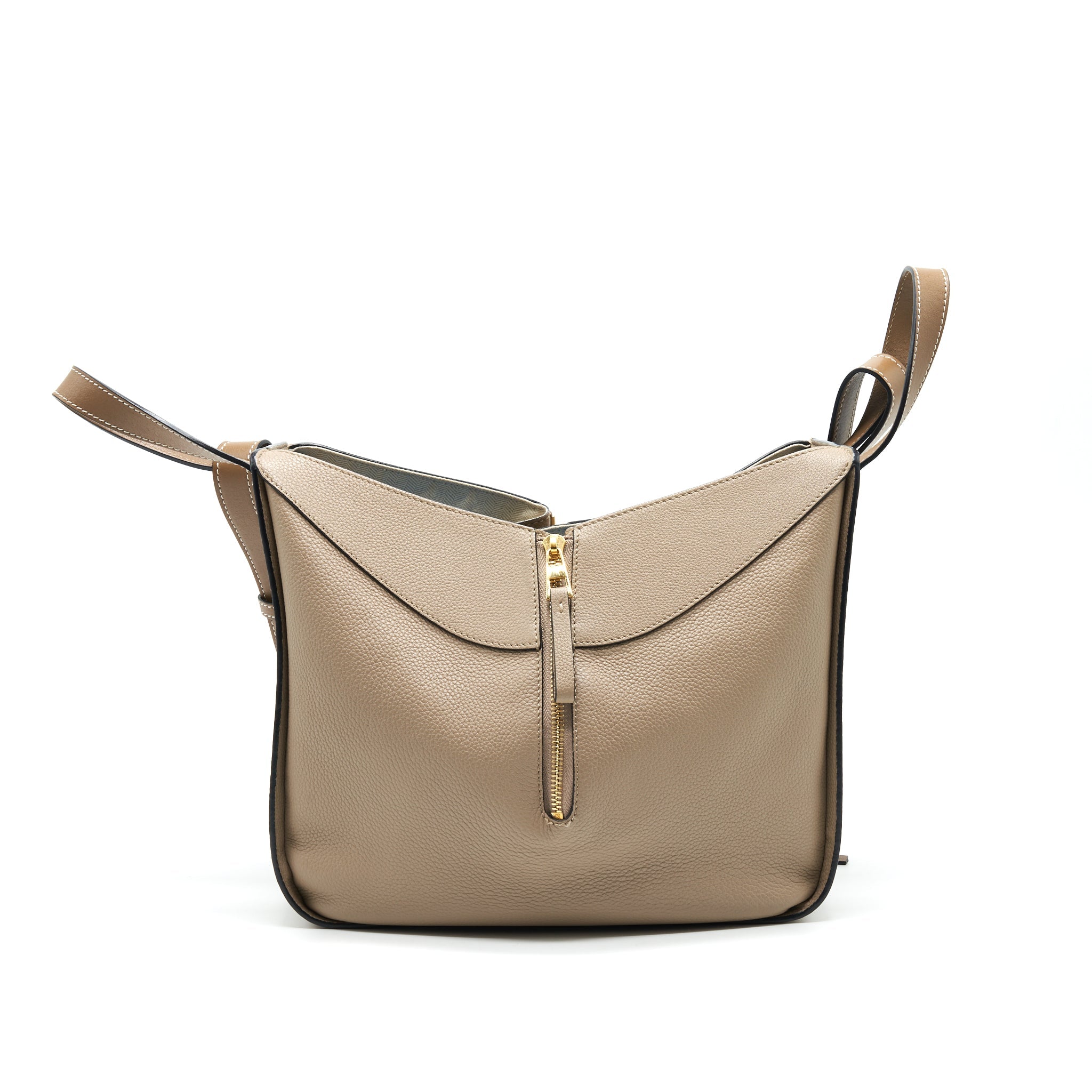 LOEWE HAMMOCK BAG IN BEIGE / BROWN