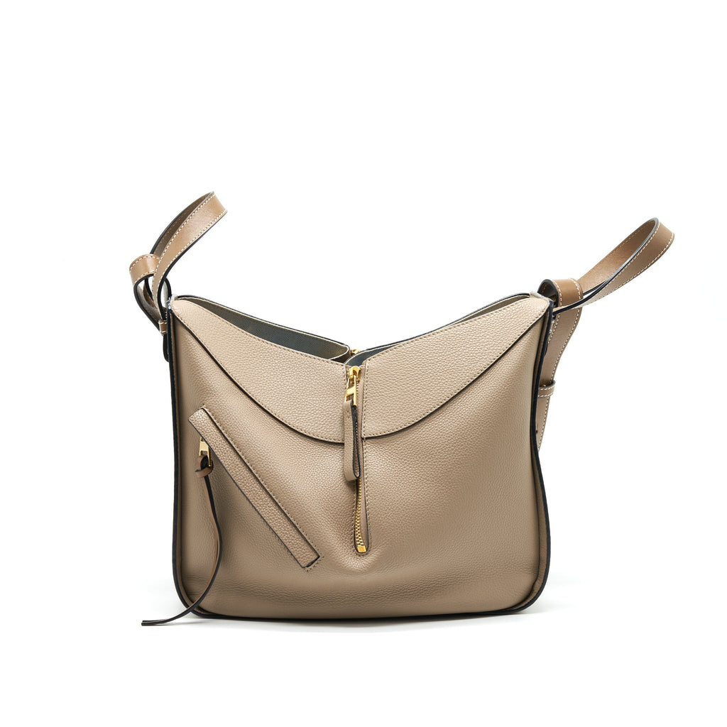 LOEWE HAMMOCK BAG IN BEIGE / BROWN