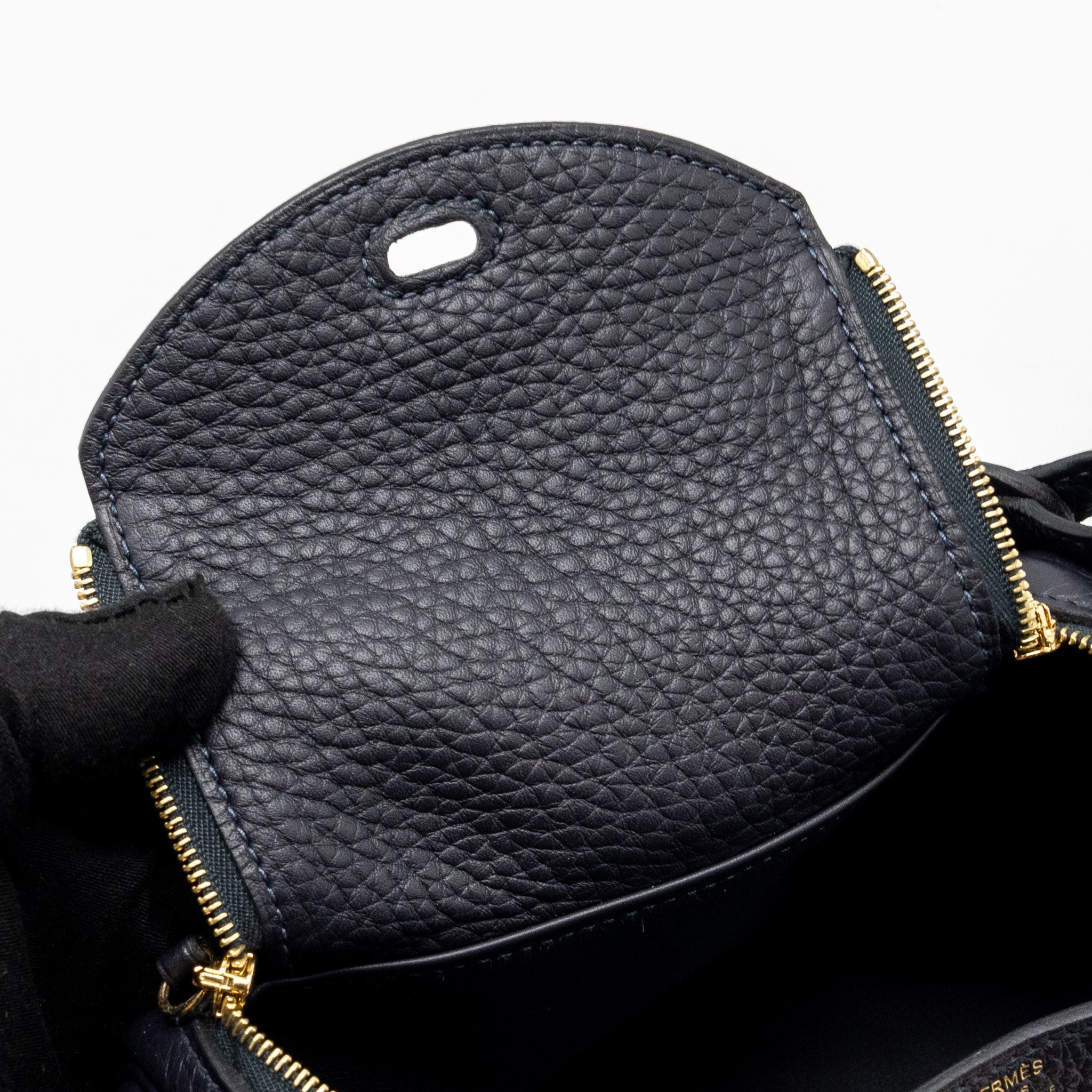 HERMES MINI LINDY CLEMENCE CABAN GHW