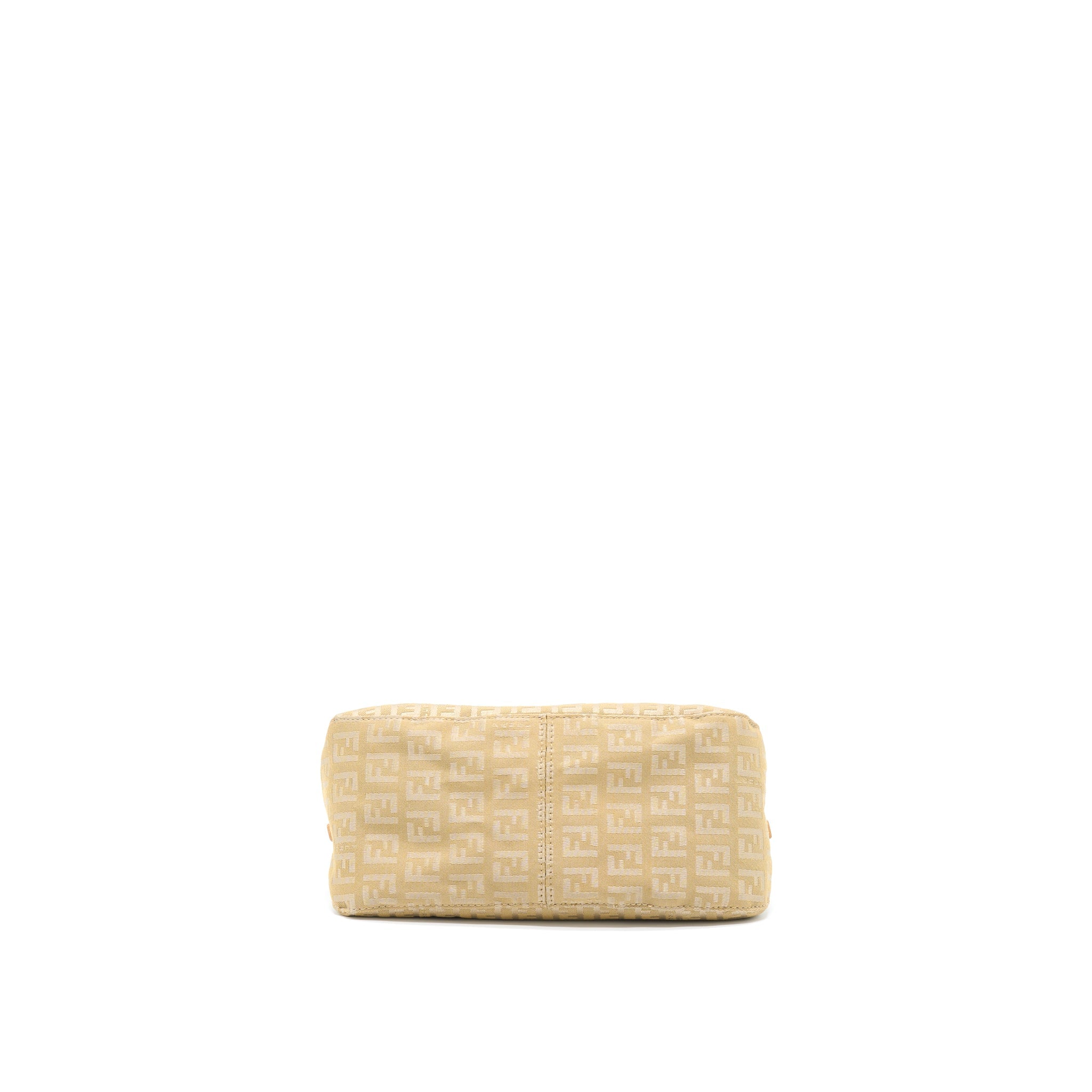 FENDI MINI MAMMA BAGUETTE CANVAS BEIGE GHW