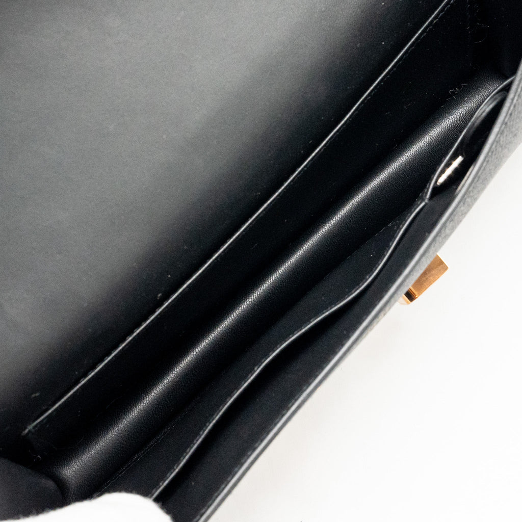 HERMES CONSTANCE ELAN EPSOM BLACK RGHW