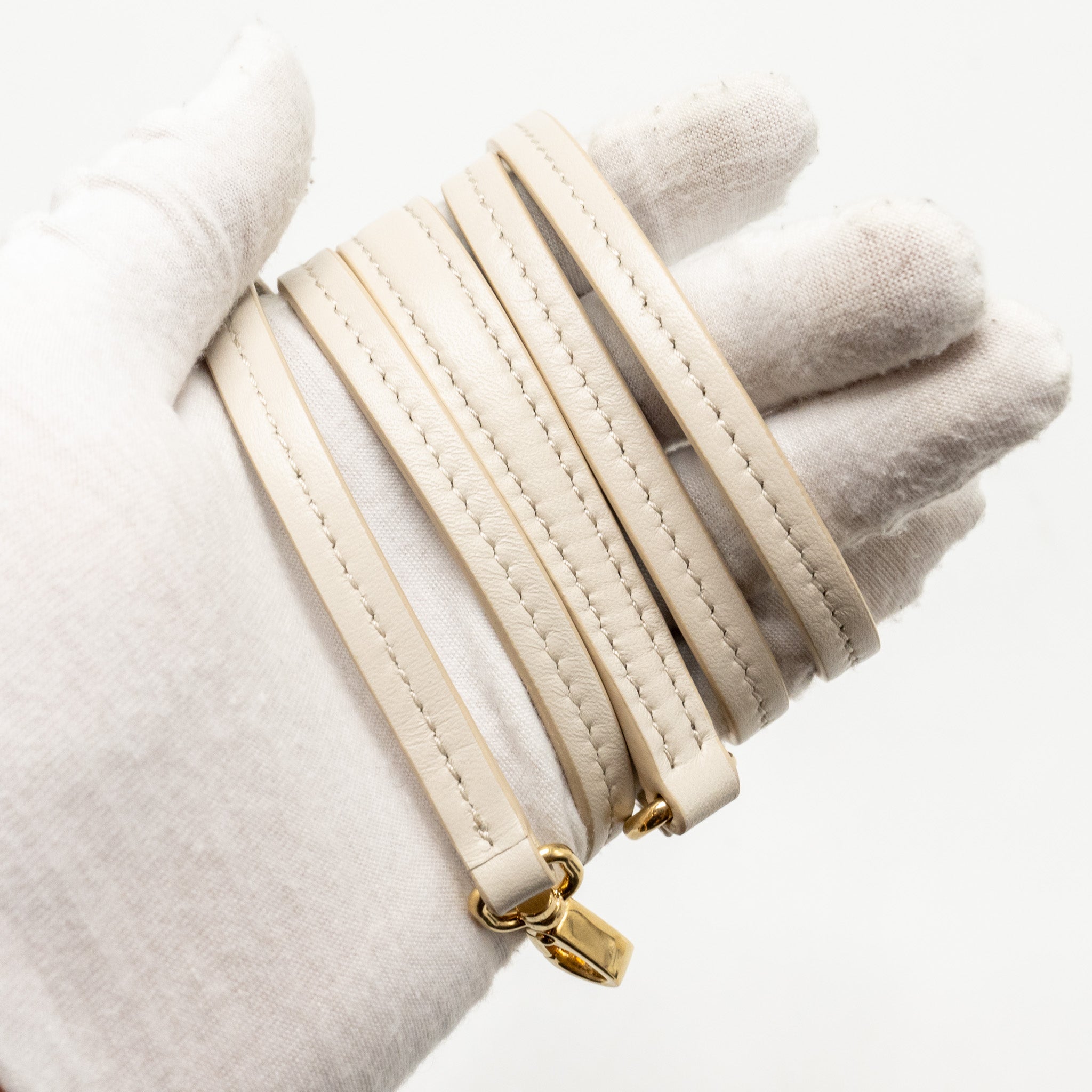 MIU MIU WANDER BAG SHEARLING LIGHT GREY GHW