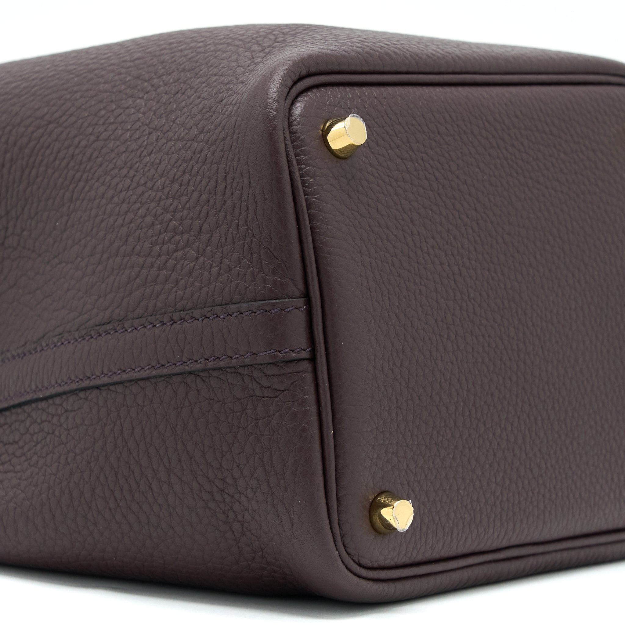 HERMES PICOTIN 18 LOCK BAG CLEMENCE ROUGE SELLIER/CABAN GHW