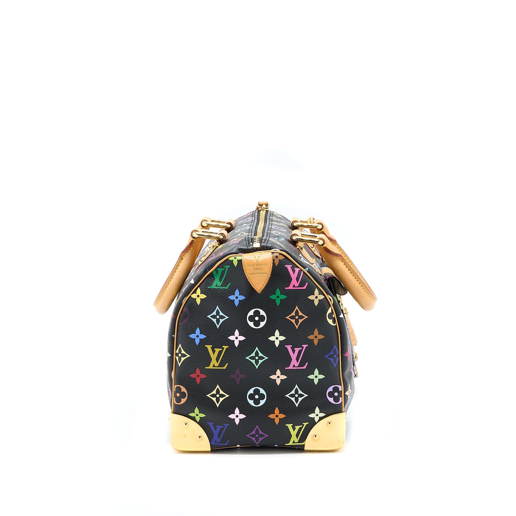 LOUIS VUITTON SPEEDY 30 MULTICOLOUR MONOGRAM CANVAS BLACK GHW
