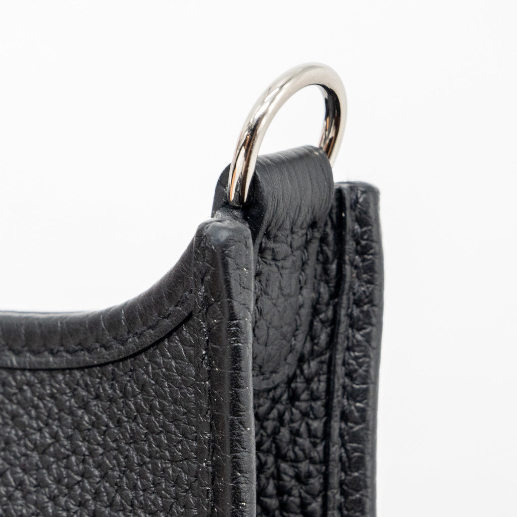 HERMES MINI EVELYN CLEMENCE BLACK SHW