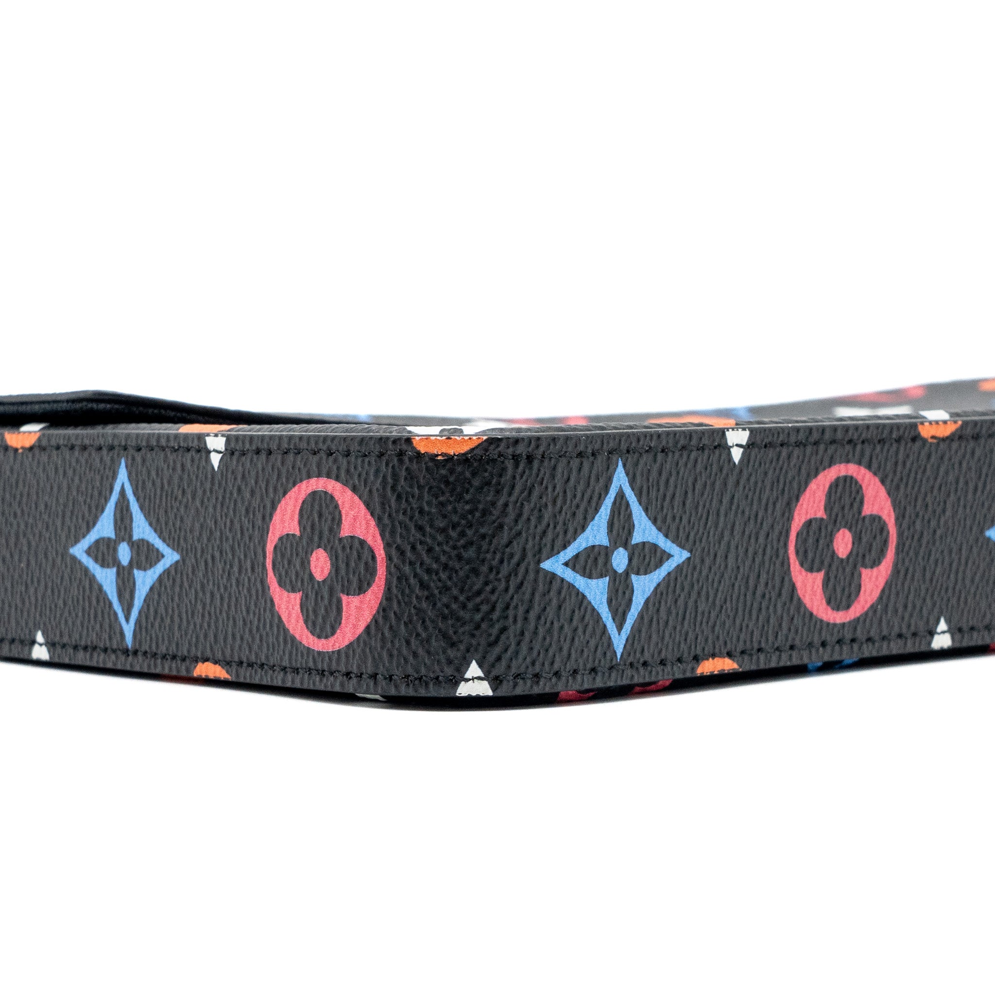 LOUIS VUITTON FELICIE POCHETTE GAME ON LIMITED EDITION MONOGRAM CANVAS GHW