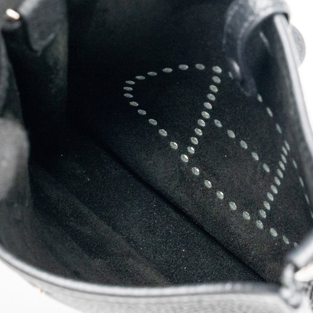 HERMES MINI EVELYN CLEMENCE BLACK SHW
