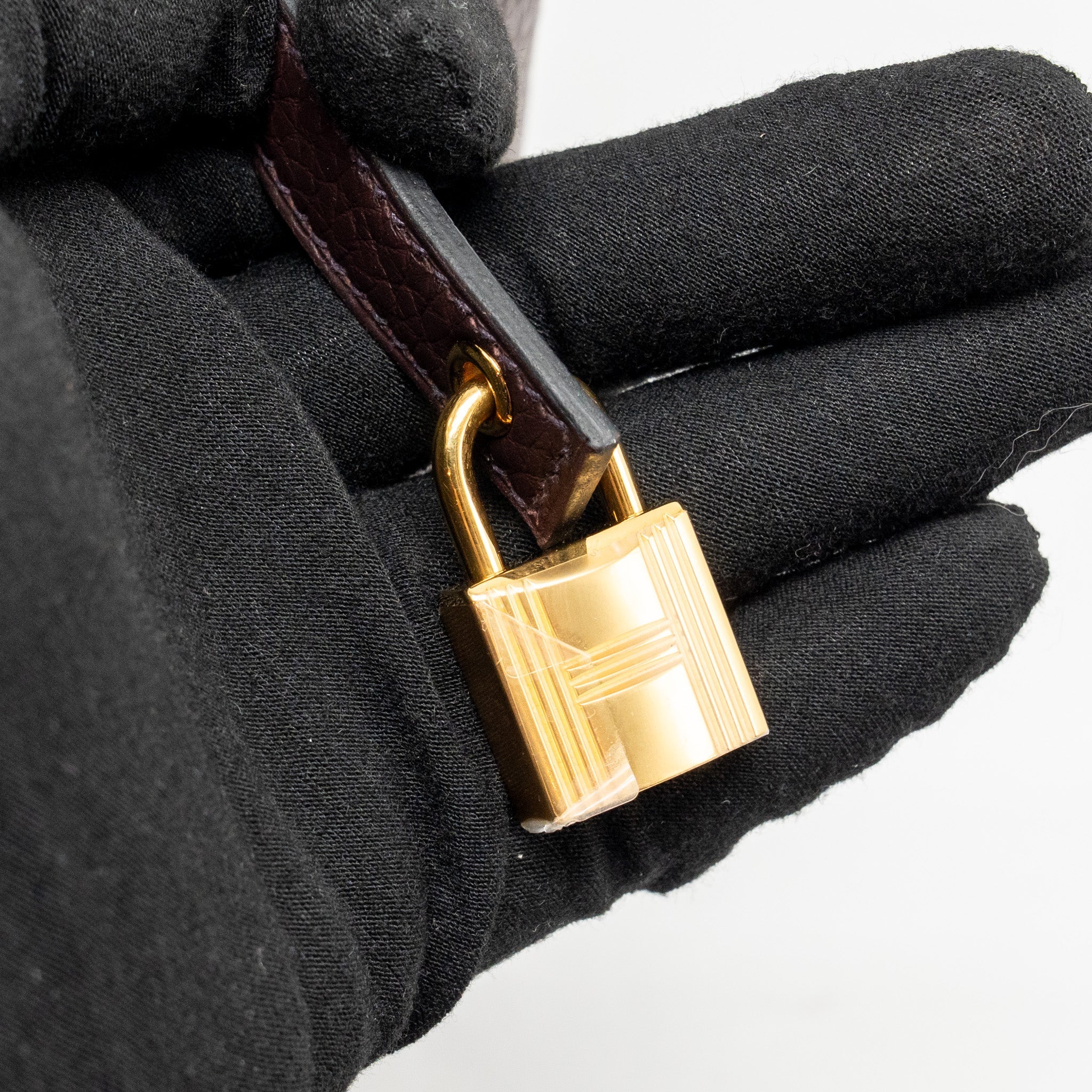 HERMES PICOTIN18 LOCK BAG CLEMENCE/SWIFT ROUGE SELLIER/CABAN GHW