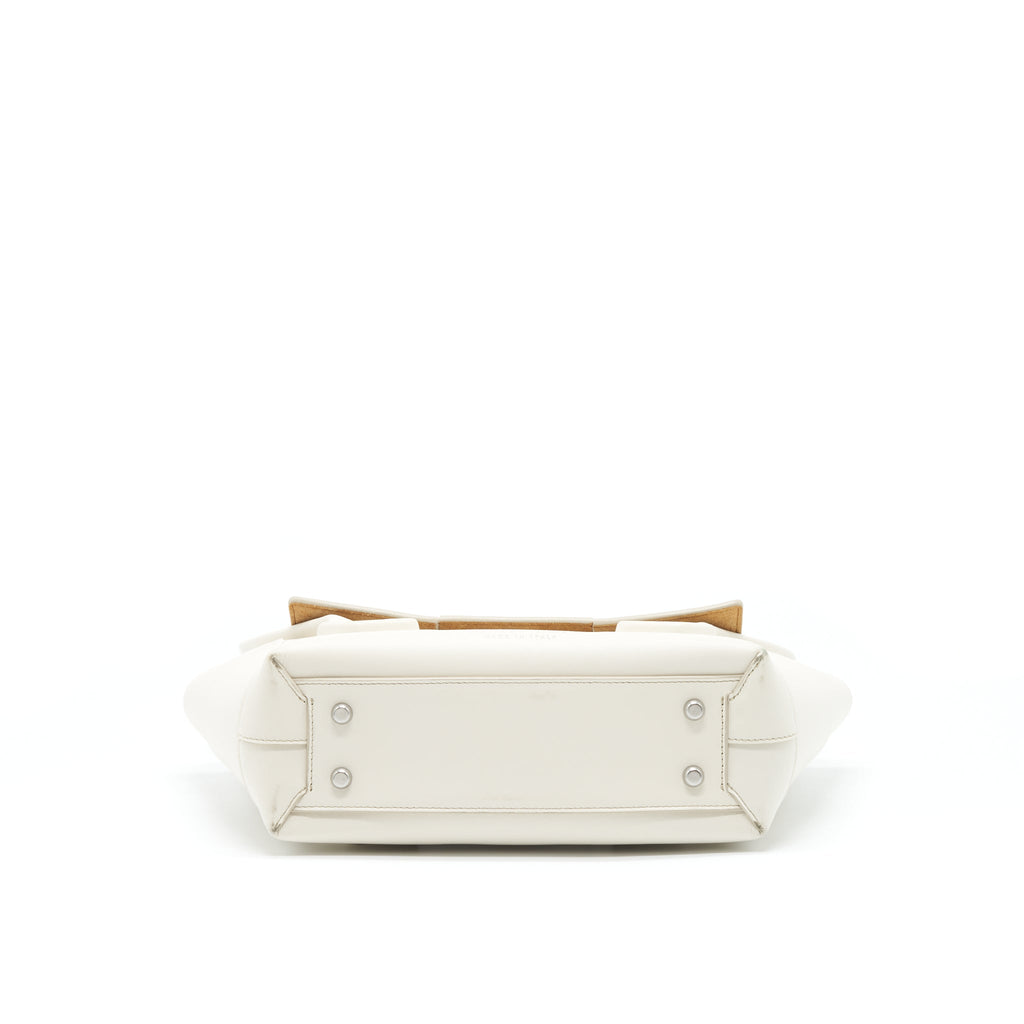 BOTTEGA VENETA ARCO BAG CALFSKIN WHITE SHW