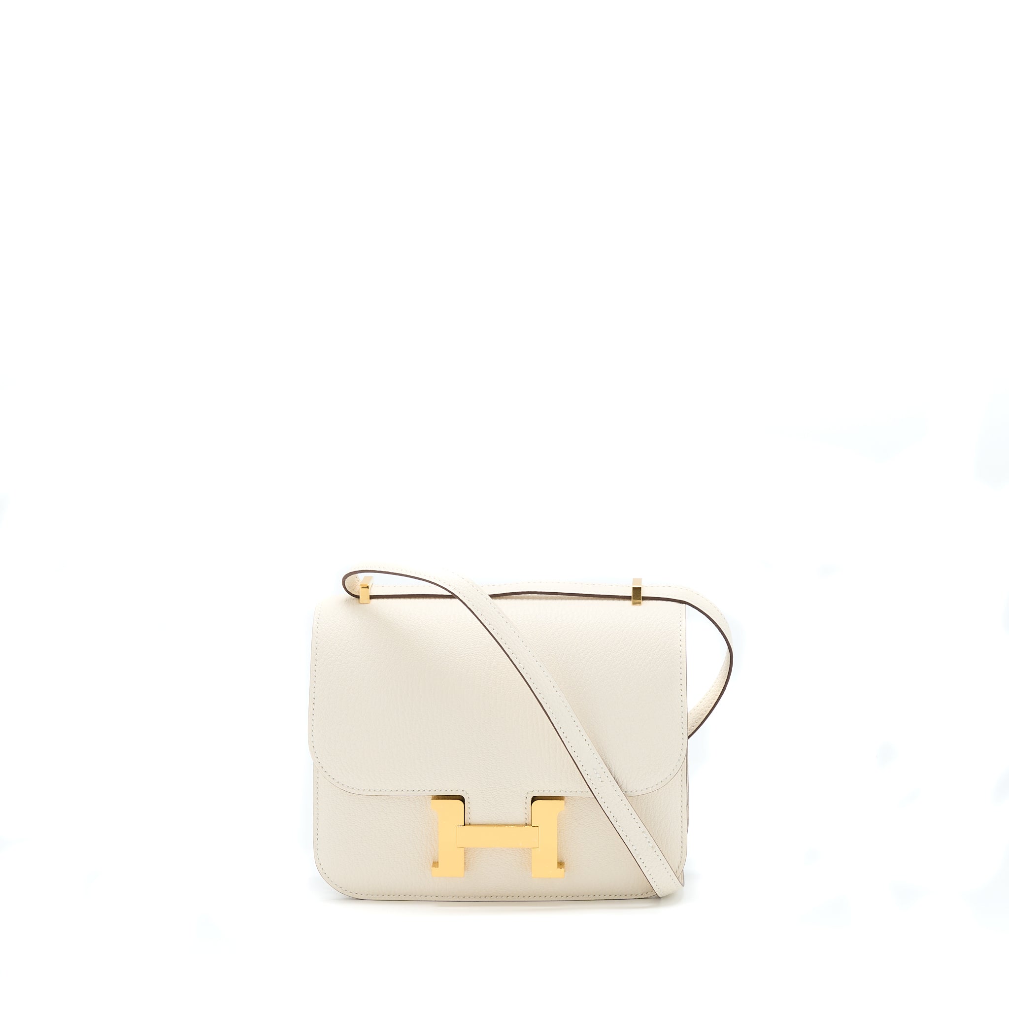 HERMES MINI CONSTANCE CHÈVRE MYSORE NATA GHW