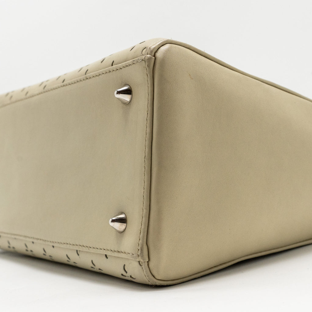 DIOR MEDIUM LADY DIOR LEATHER BEIGE SHW