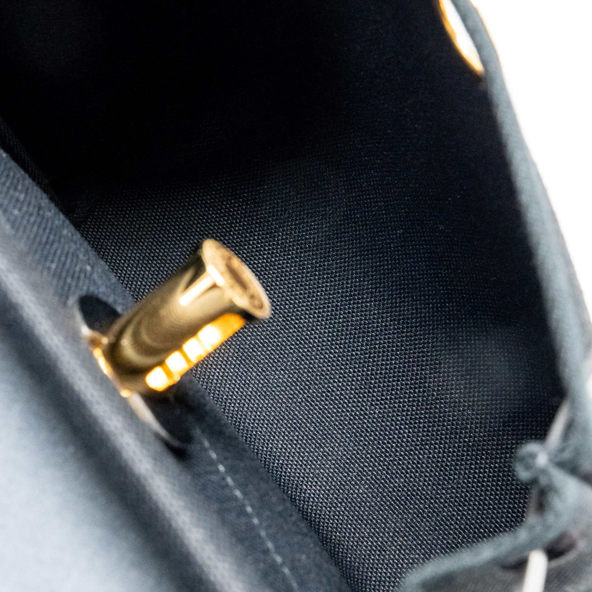 HERMES HERBAG MINI CANVAS/HUNTER LEATHER BLACK GHW