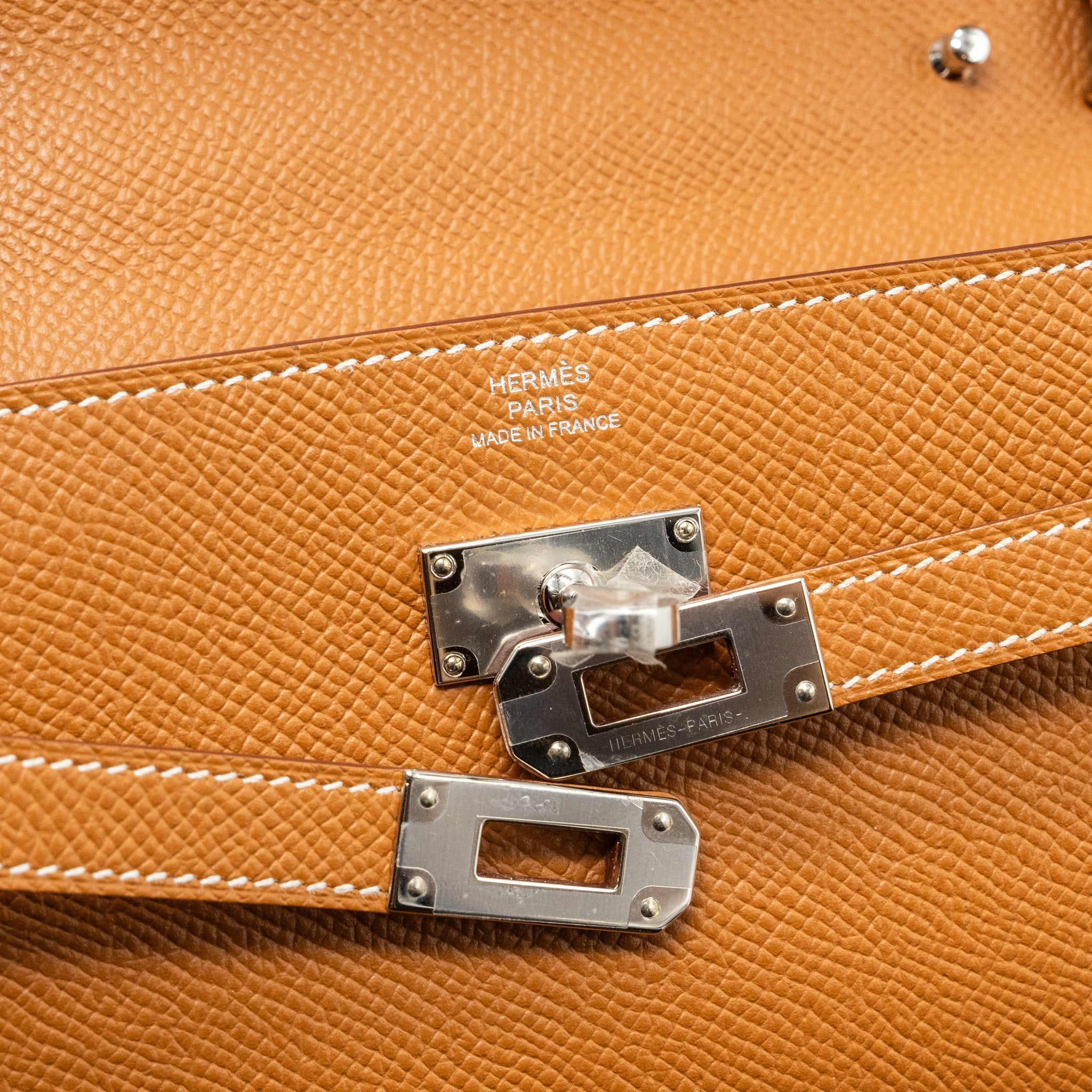 HERMES KELLY TO GO EPSOM GOLD SHW