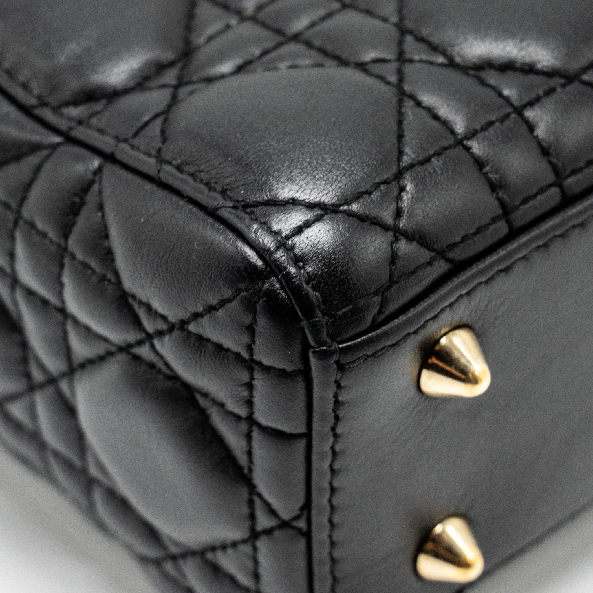 DIOR SMALL MY ABC LADY DIOR LAMBSKIN BLACK GHW