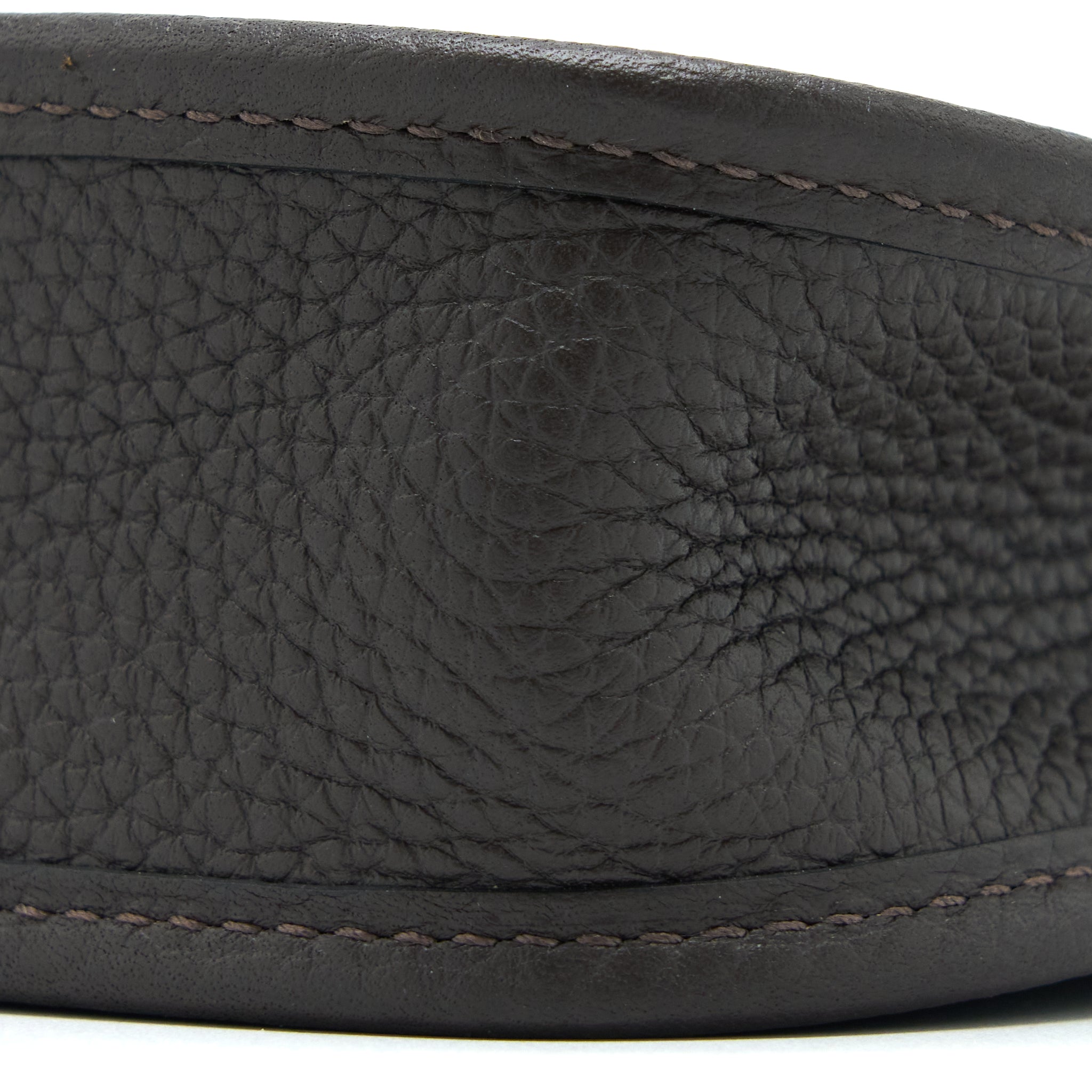 HERMES MINI EVELYN CLEMENCE EBENE/HAVANE SHW